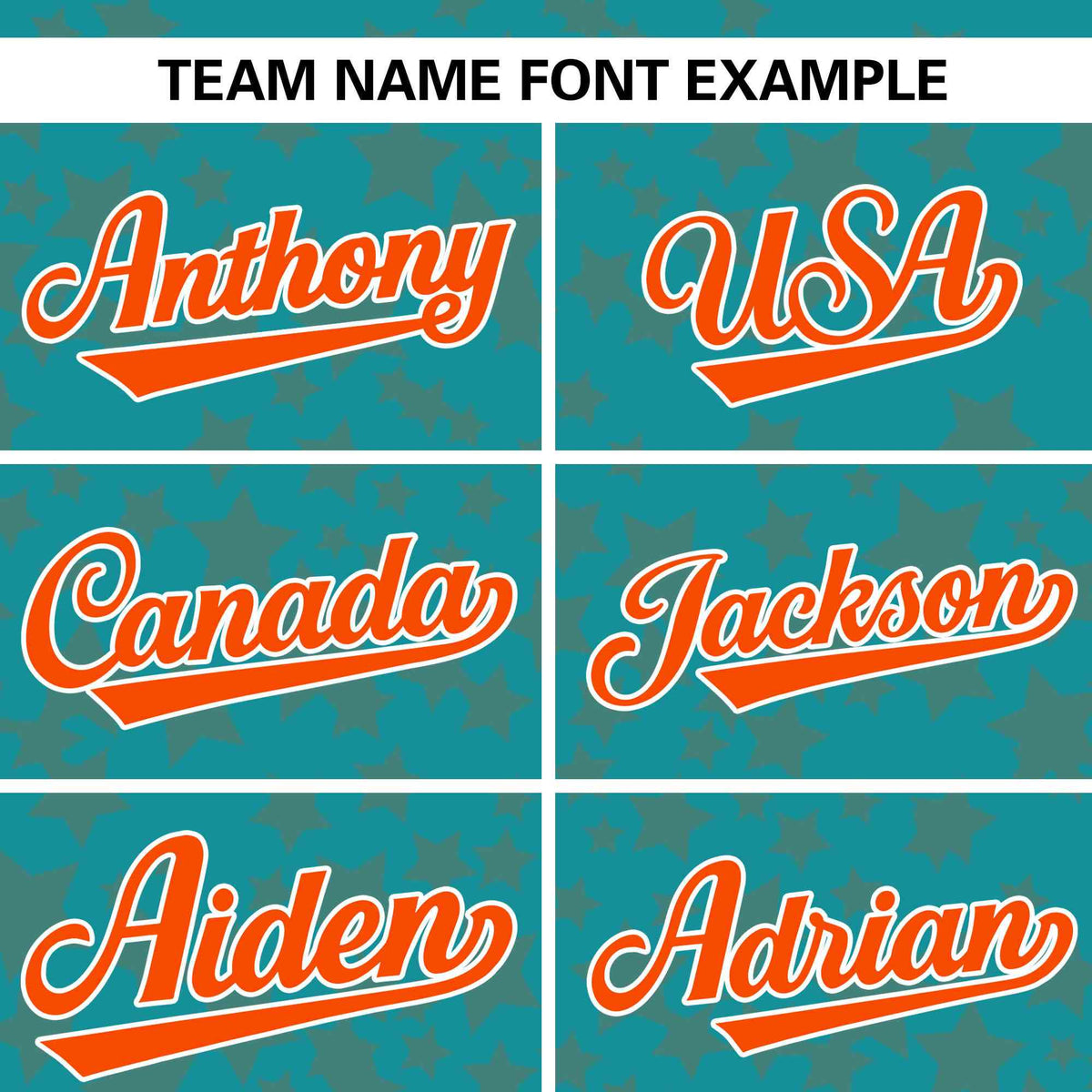 Custom Aqua Orange Personalized Star Graffiti Pattern Authentic Baseball Jersey | KXKSHOP