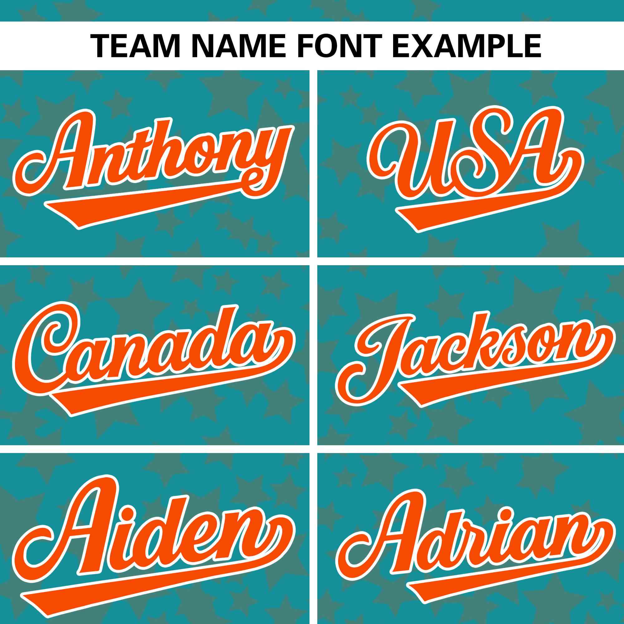 Custom Aqua Orange Personalized Star Graffiti Pattern Authentic Baseball Jersey | KXKSHOP
