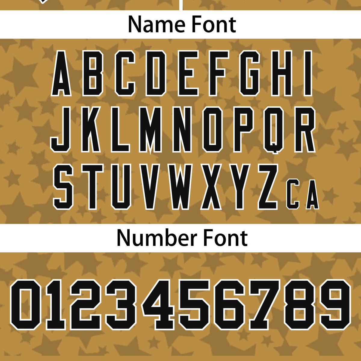 Custom Old Gold Black Personalized Star Graffiti Pattern Authentic Baseball Jersey | KXKSHOP