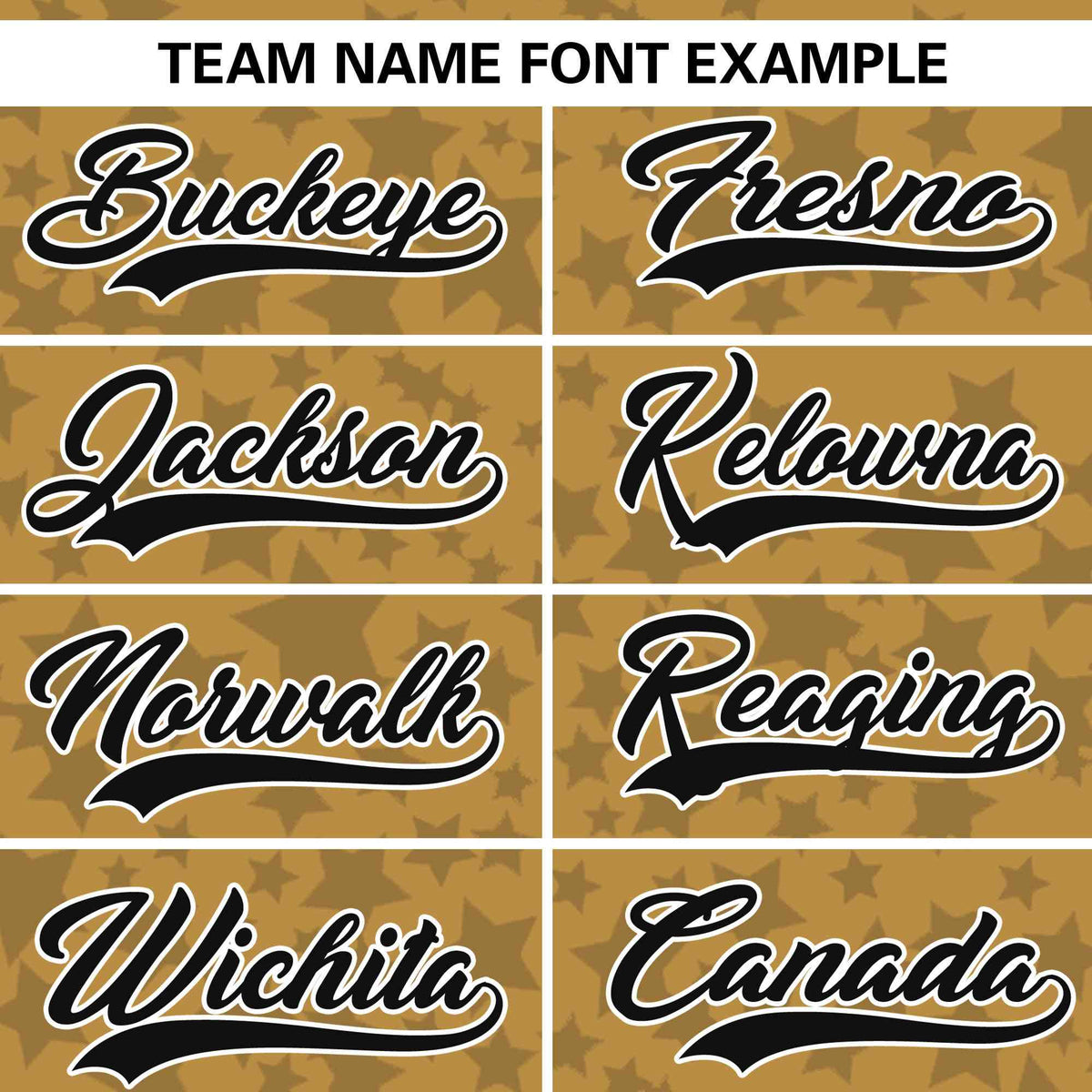 Custom Old Gold Black Personalized Star Graffiti Pattern Authentic Baseball Jersey | KXKSHOP