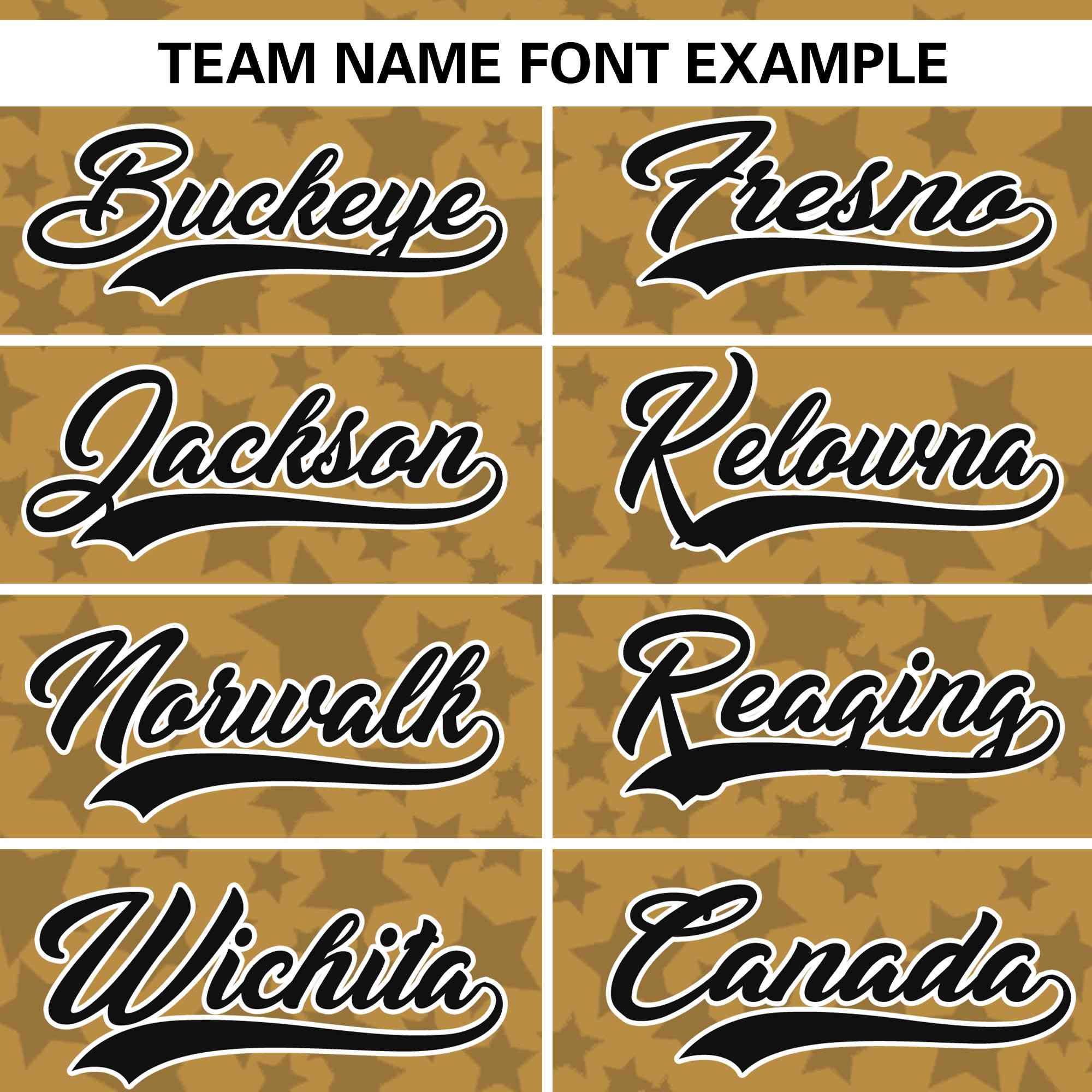 Custom Old Gold Black Personalized Star Graffiti Pattern Authentic Baseball Jersey | KXKSHOP