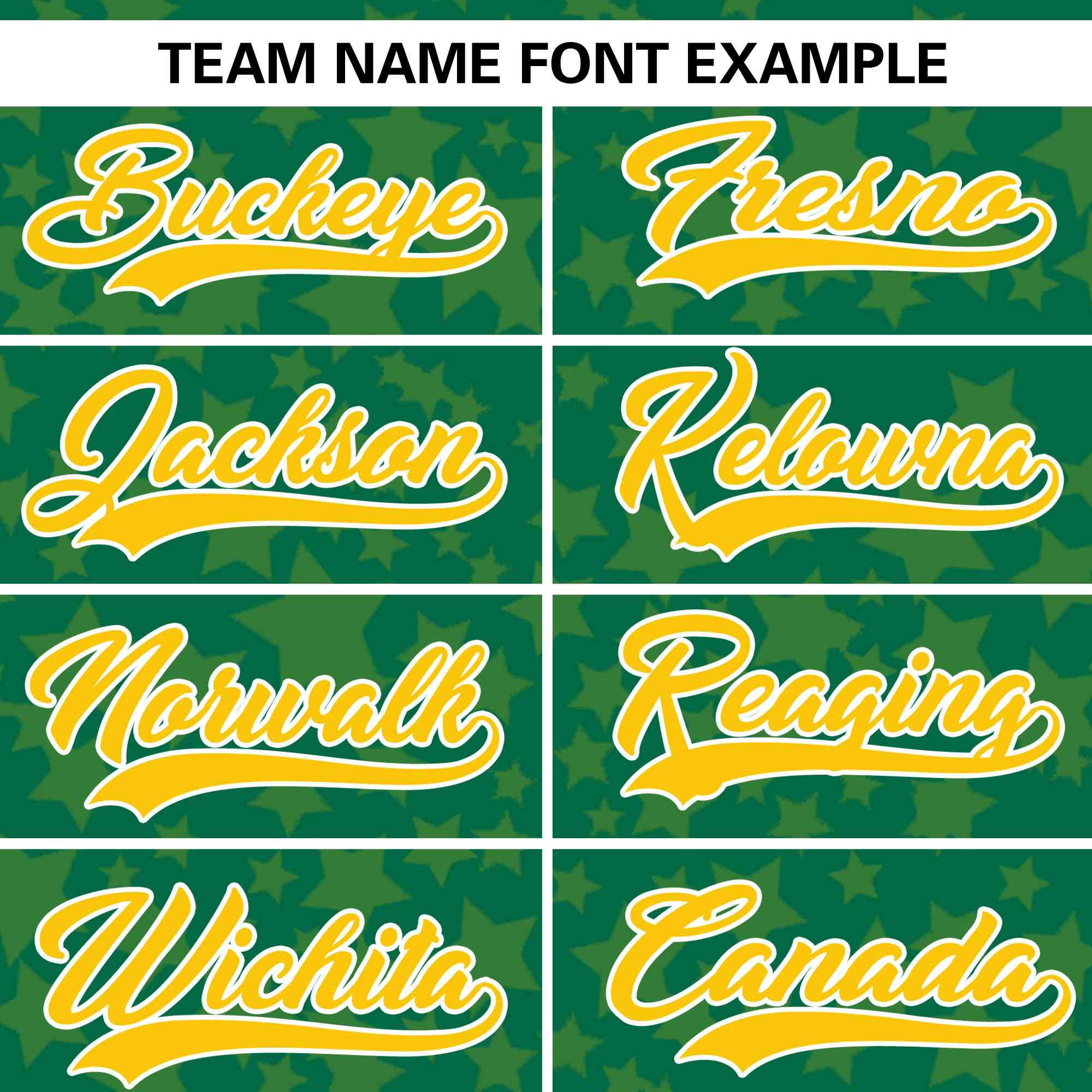 Custom Kelly Green Gold Personalized Star Graffiti Pattern Authentic Baseball Jersey | KXKSHOP