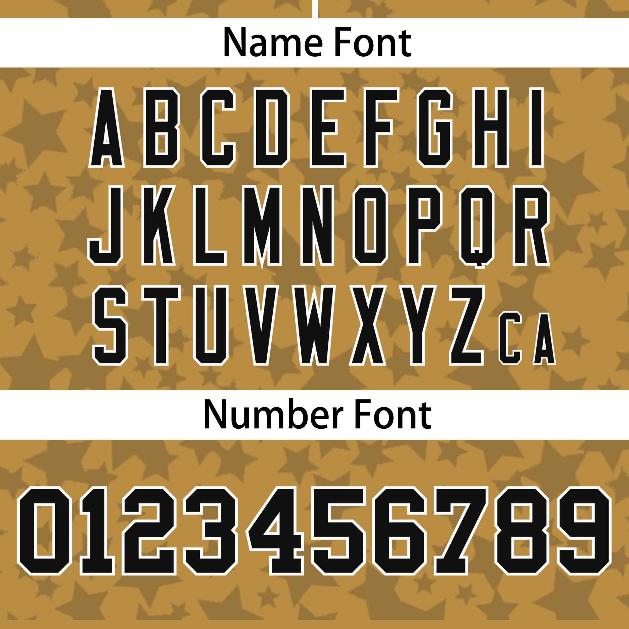 Custom Old Gold Black Personalized Star Graffiti Pattern Authentic Baseball Jersey | KXKSHOP