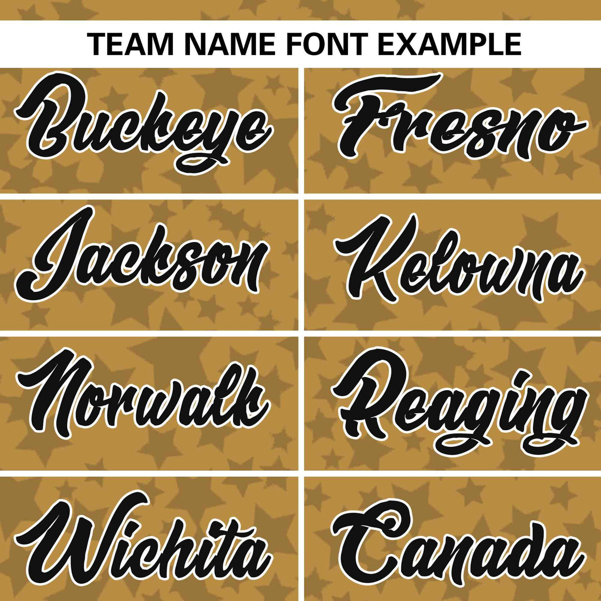 Custom Old Gold Black Personalized Star Graffiti Pattern Authentic Baseball Jersey | KXKSHOP