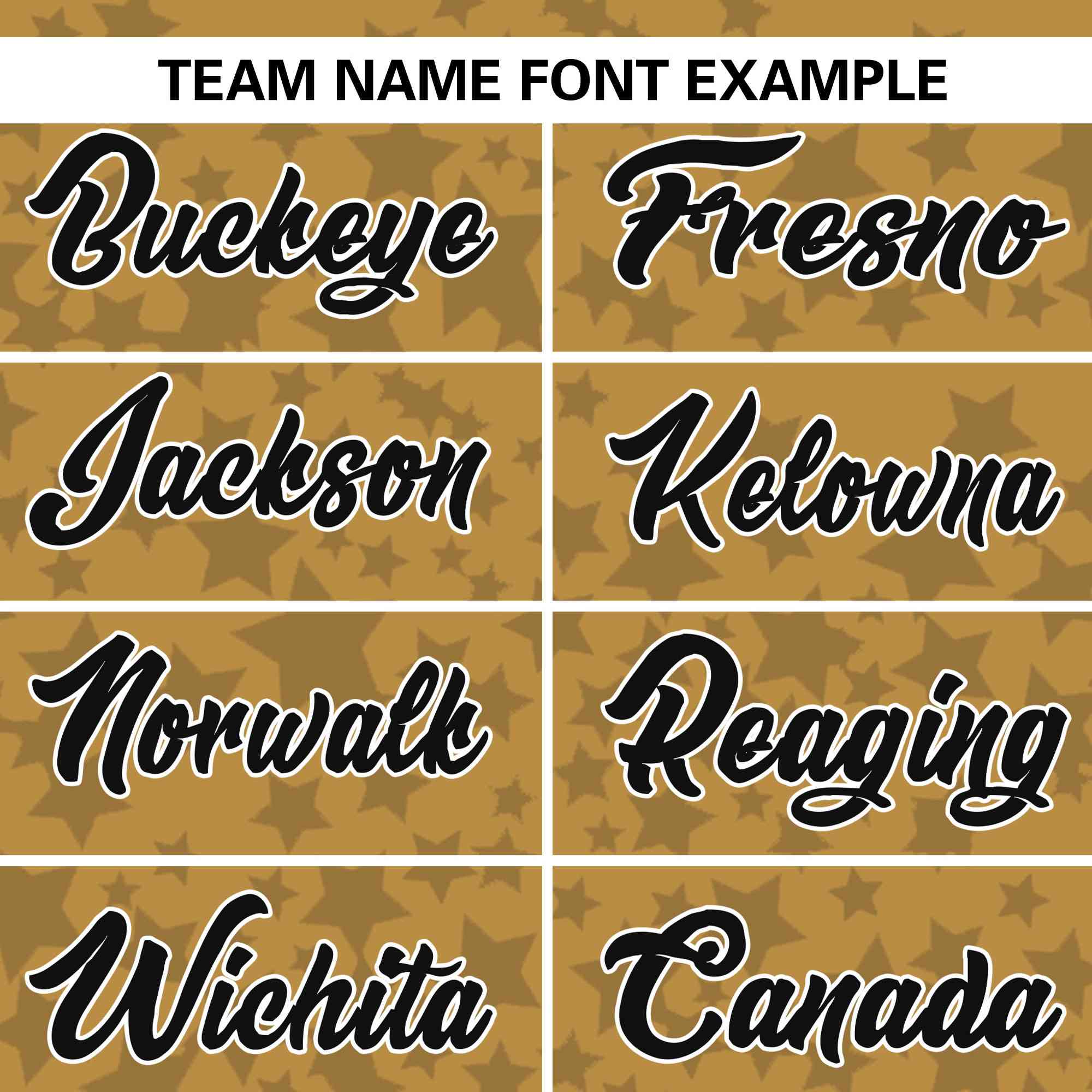 Custom Old Gold Black Personalized Star Graffiti Pattern Authentic Baseball Jersey | KXKSHOP