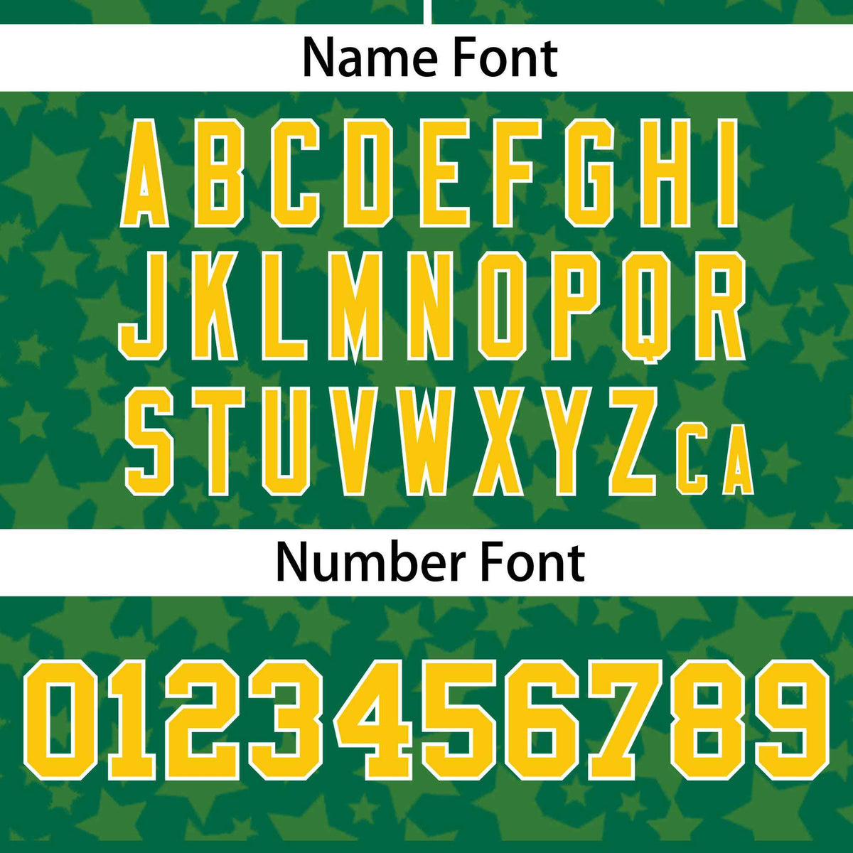 Custom Kelly Green Gold Personalized Star Graffiti Pattern Authentic Baseball Jersey | KXKSHOP