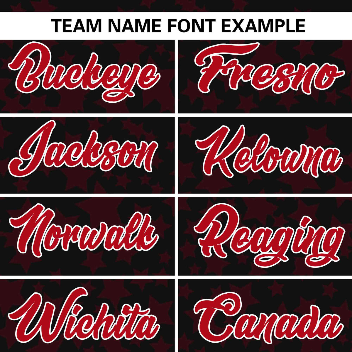 Custom Black Red Personalized Star Graffiti Pattern Authentic Baseball Jersey