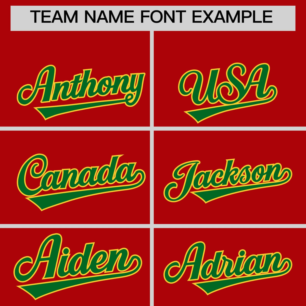 Custom Red Kelly Green Gold Graffiti Pattern Mexican style Stretch Fabric Baseball Jersey| KXKSHOP