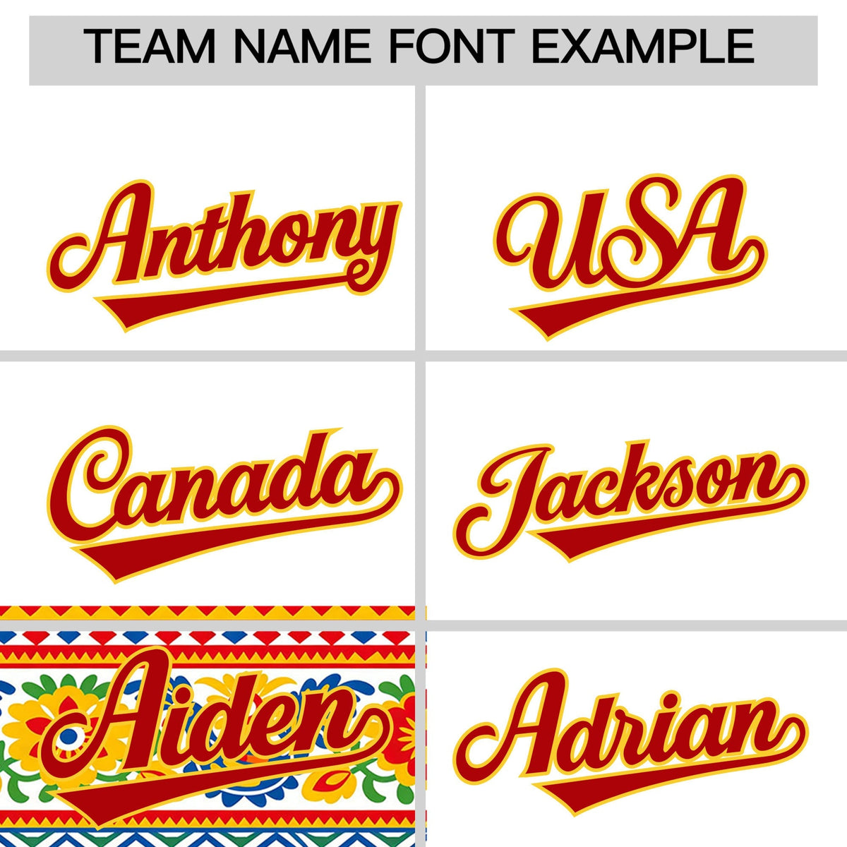 Custom White Red Gold Graffiti Pattern Mexican style Stretch Fabric Baseball Jersey| KXKSHOP