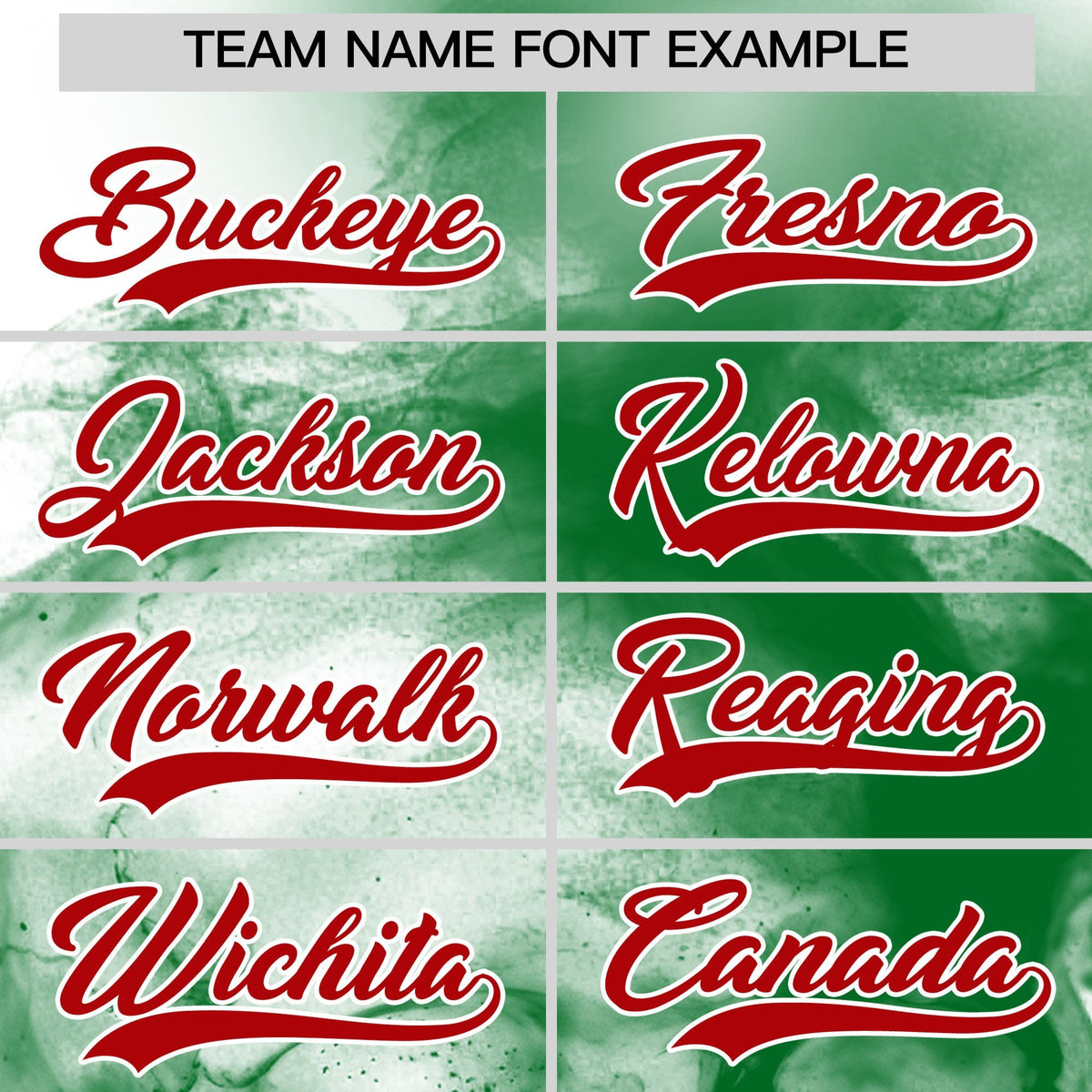 Custom White Red Kelly Green Graffiti Pattern Mexican style Stretch Fabric Baseball Jersey| KXKSHOP