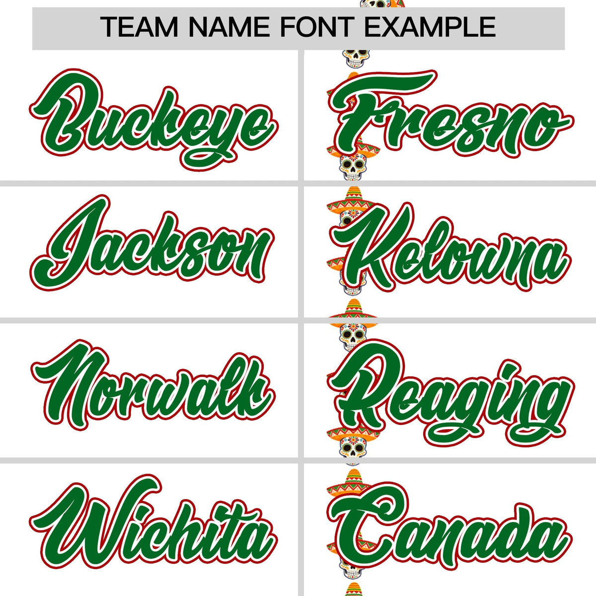 Custom White Kelly Green Red Graffiti Pattern Mexican style Stretch Fabric Baseball Jersey| KXKSHOP
