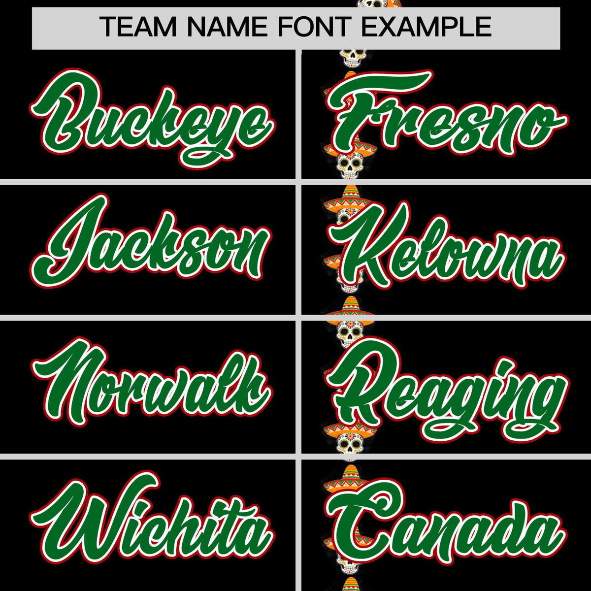 Custom Black Kelly Green White Graffiti Pattern Mexican style Stretch Fabric Baseball Jersey| KXKSHOP