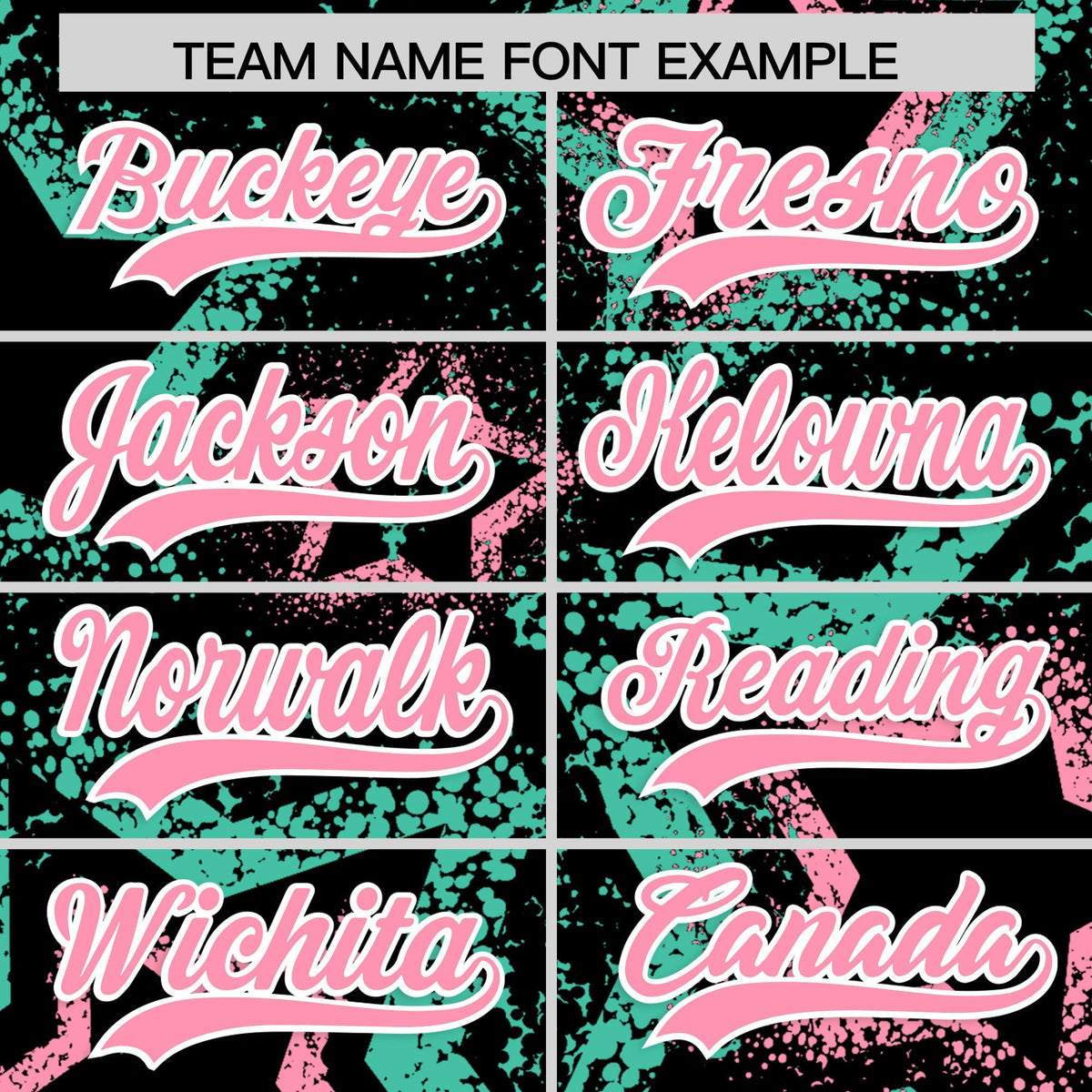 Custom Black Light Pink White Star-Shaped Ink Texture Graffiti Pattern Baseball Jersey | Sublimation Printed & Stitched,Add Name and Numbern,Perfect for Parties,Perfect for Training | KXKSHOP