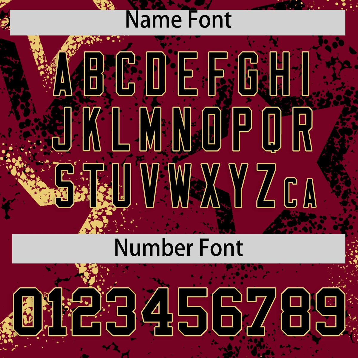 Custom Crimson Khaki Black Star-Shaped Ink Texture Graffiti Pattern Baseball Jersey | Sublimation Printed &amp; Stitched,Add Name and Numbern,Perfect for Parties,Perfect for Training | KXKSHOP