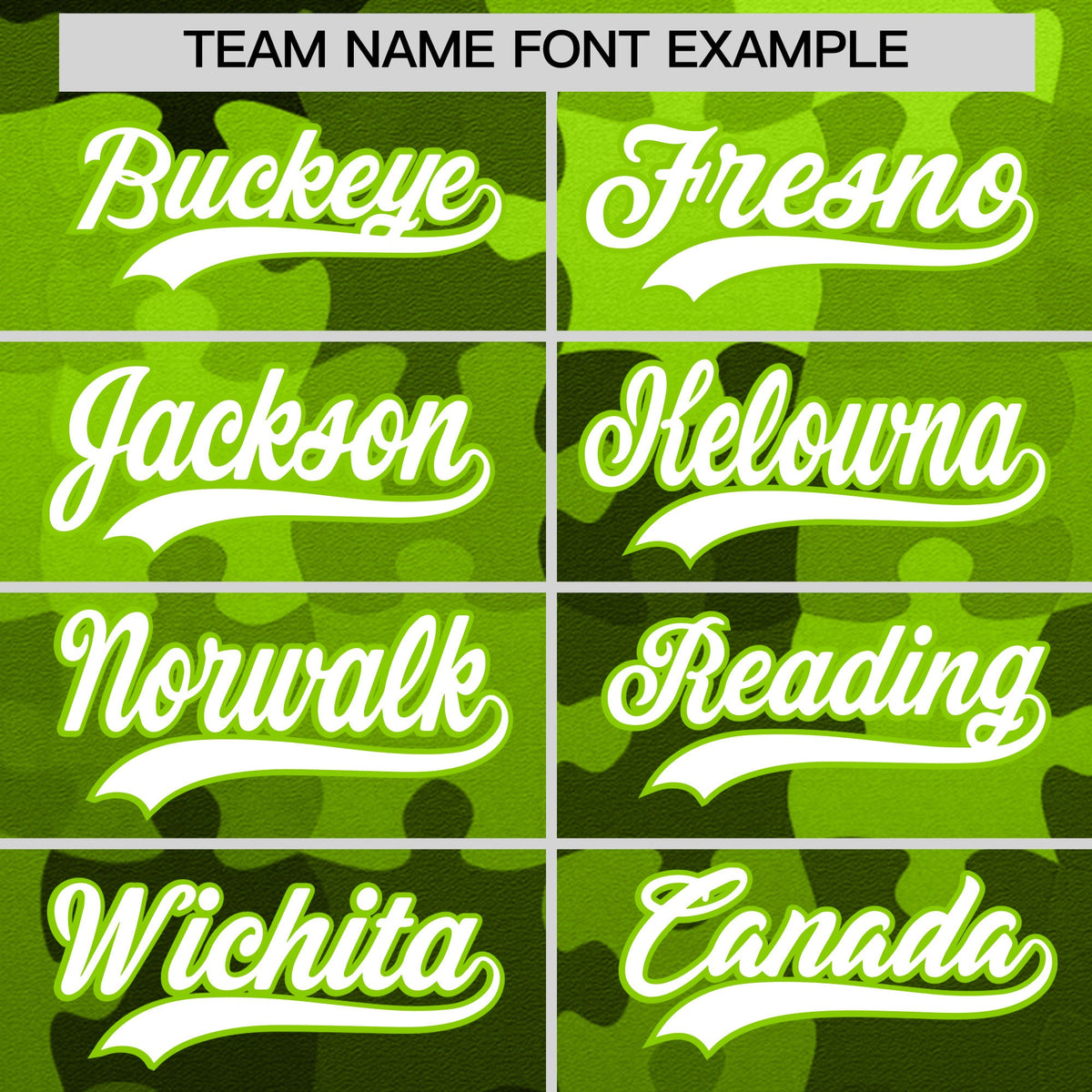 Custom White Neon Green Puzzle Elements Baseball Jersey | Sublimation Printed &amp; Stitched,Add Name and Numbern,Perfect for Teams | KXKSHOP