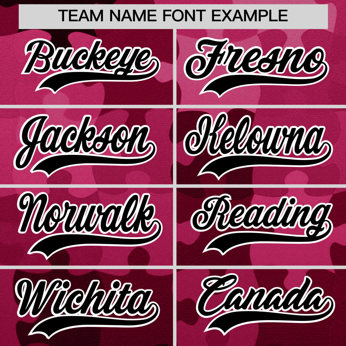 Custom Rose Red Black White Puzzle Elements Baseball Jersey | Sublimation Printed &amp; Stitched,Add Name and Numbern,Perfect for Teams | KXKSHOP