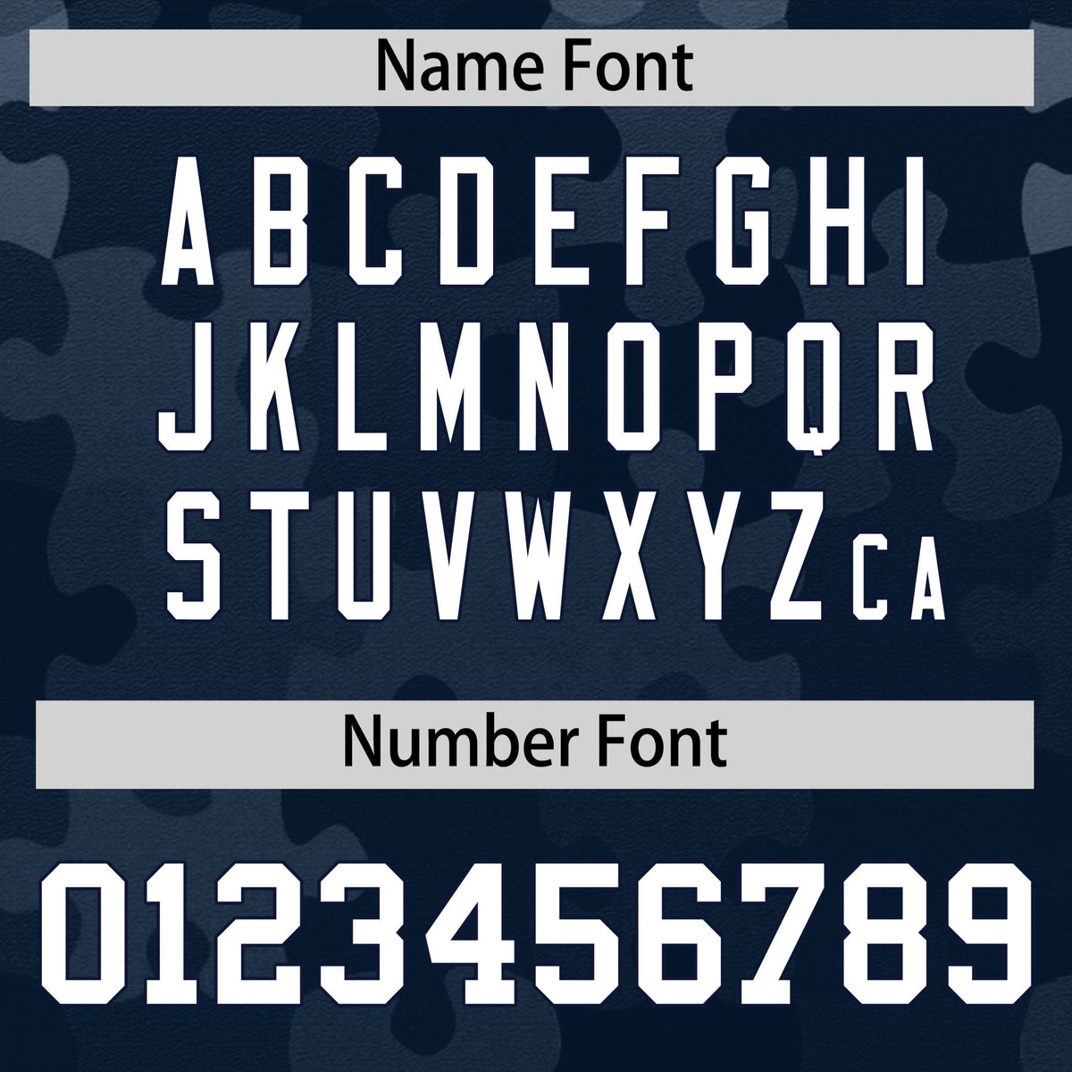 Custom White Navy Puzzle Elements Baseball Jersey | Sublimation Printed &amp; Stitched,Add Name and Numbern,Perfect for Teams | KXKSHOP