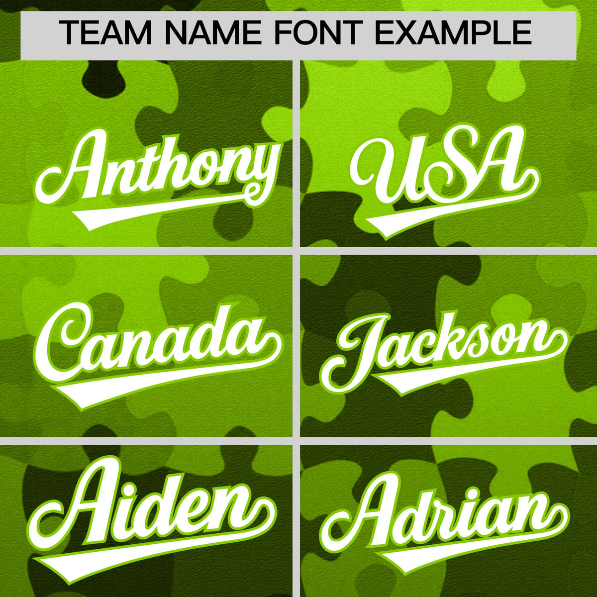 Custom White Neon Green Puzzle Elements Baseball Jersey | Sublimation Printed &amp; Stitched,Add Name and Numbern,Perfect for Teams | KXKSHOP