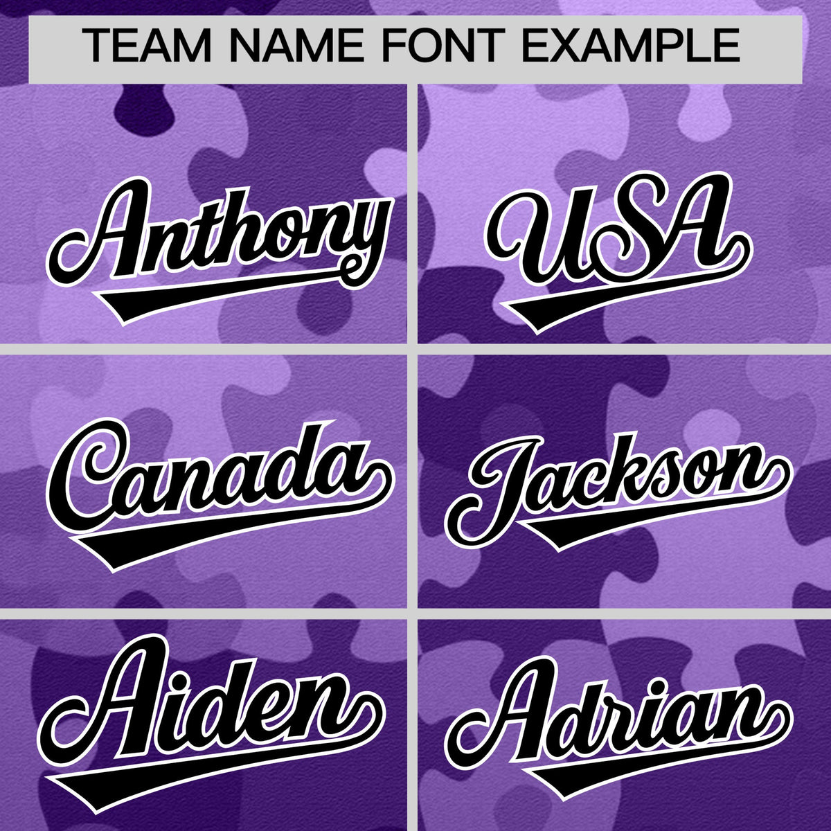 Custom Purple Black White Puzzle Elements Baseball Jersey | Sublimation Printed &amp; Stitched,Add Name and Numbern,Perfect for Teams | KXKSHOP