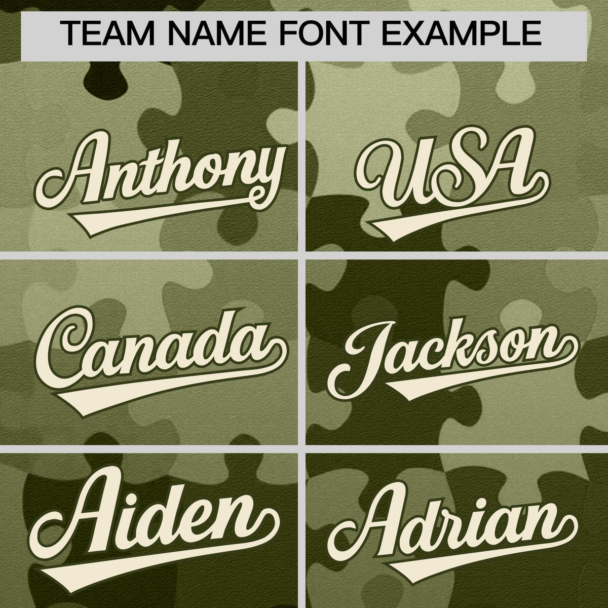 Custom Cream Olive Puzzle Elements Baseball Jersey | Sublimation Printed &amp; Stitched,Add Name and Numbern,Perfect for Teams | KXKSHOP