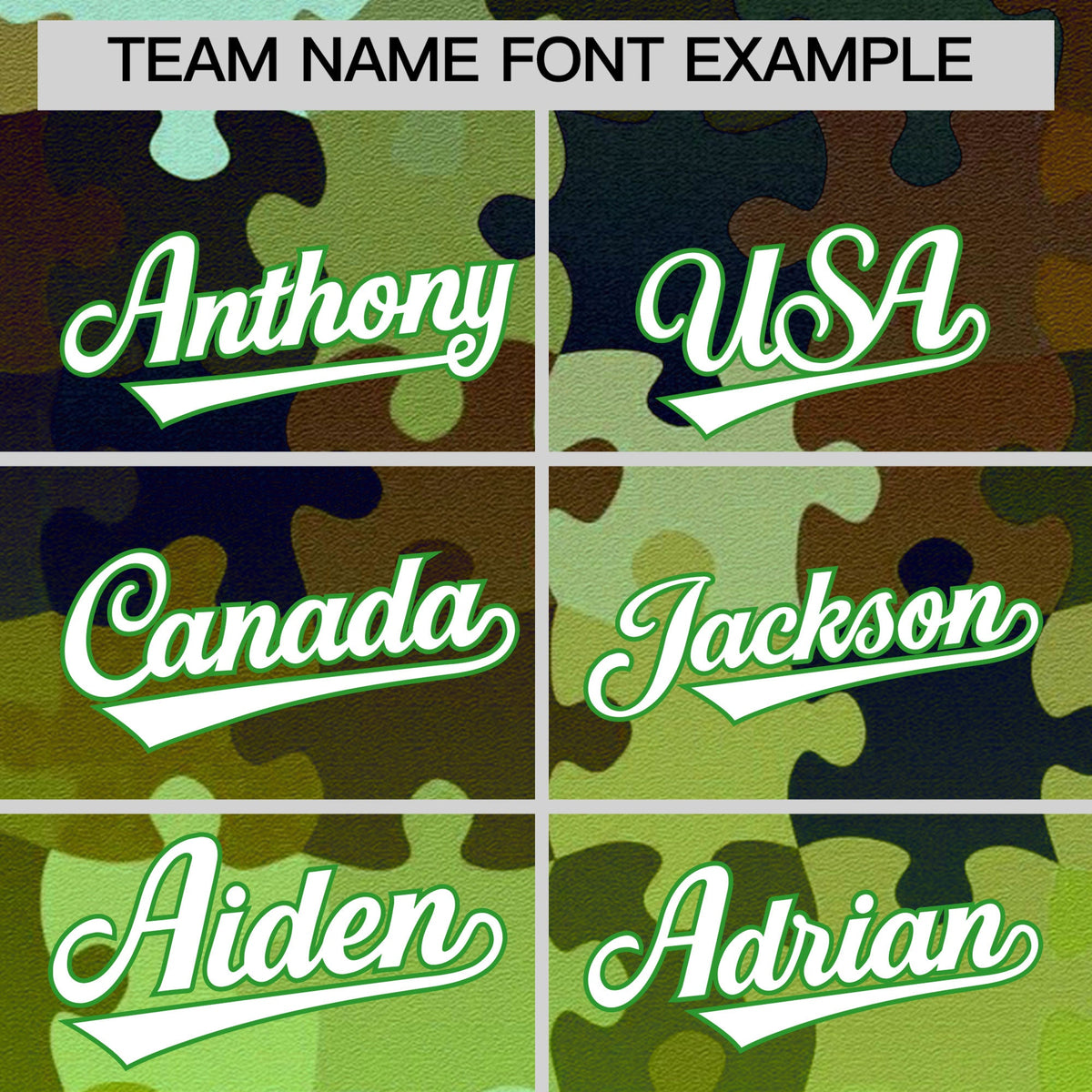 Custom Light Green White Puzzle Elements Baseball Jersey | Sublimation Printed &amp; Stitched,Add Name and Numbern,Perfect for Teams | KXKSHOP