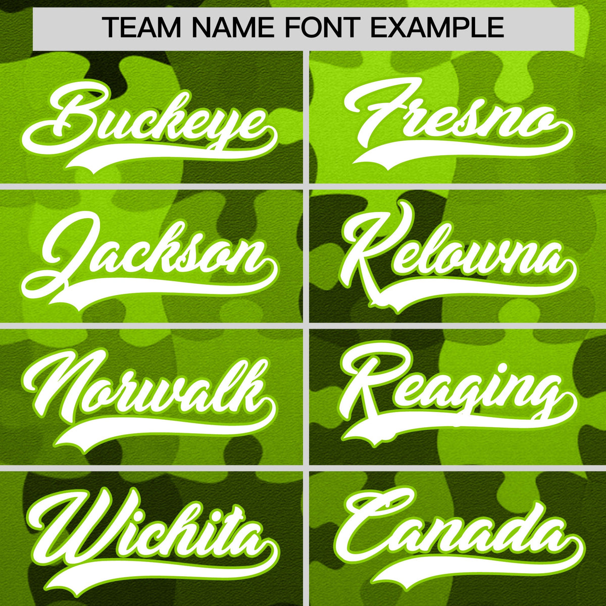 Custom White Neon Green Puzzle Elements Baseball Jersey | Sublimation Printed &amp; Stitched,Add Name and Numbern,Perfect for Teams | KXKSHOP