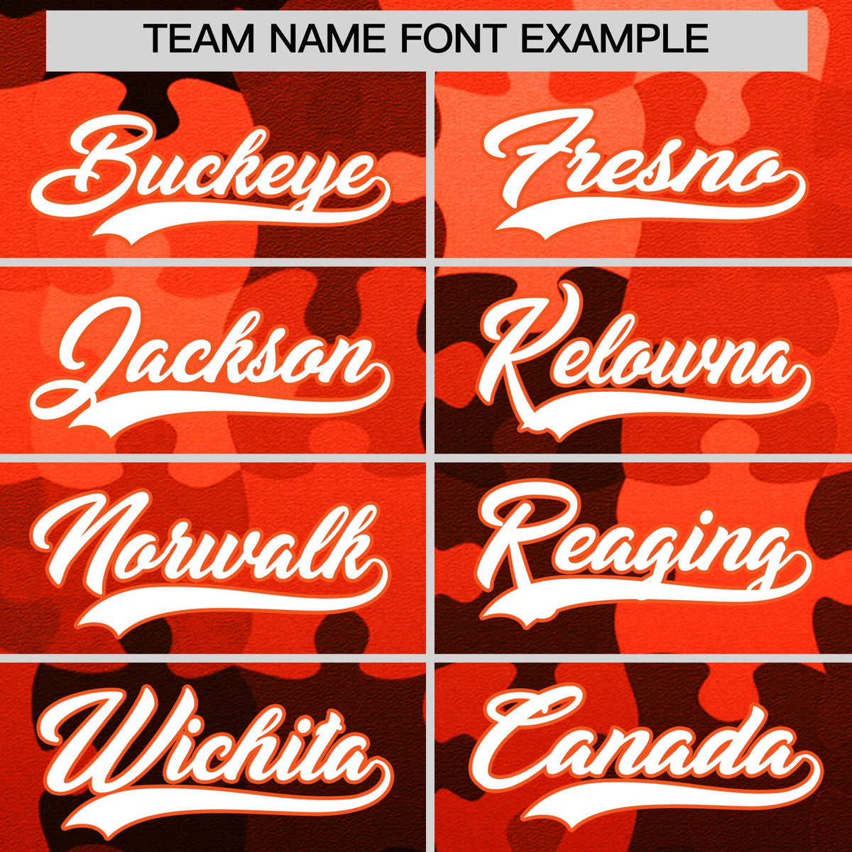 Custom White Orange Puzzle Elements Baseball Jersey | Sublimation Printed &amp; Stitched,Add Name and Numbern,Perfect for Teams | KXKSHOP