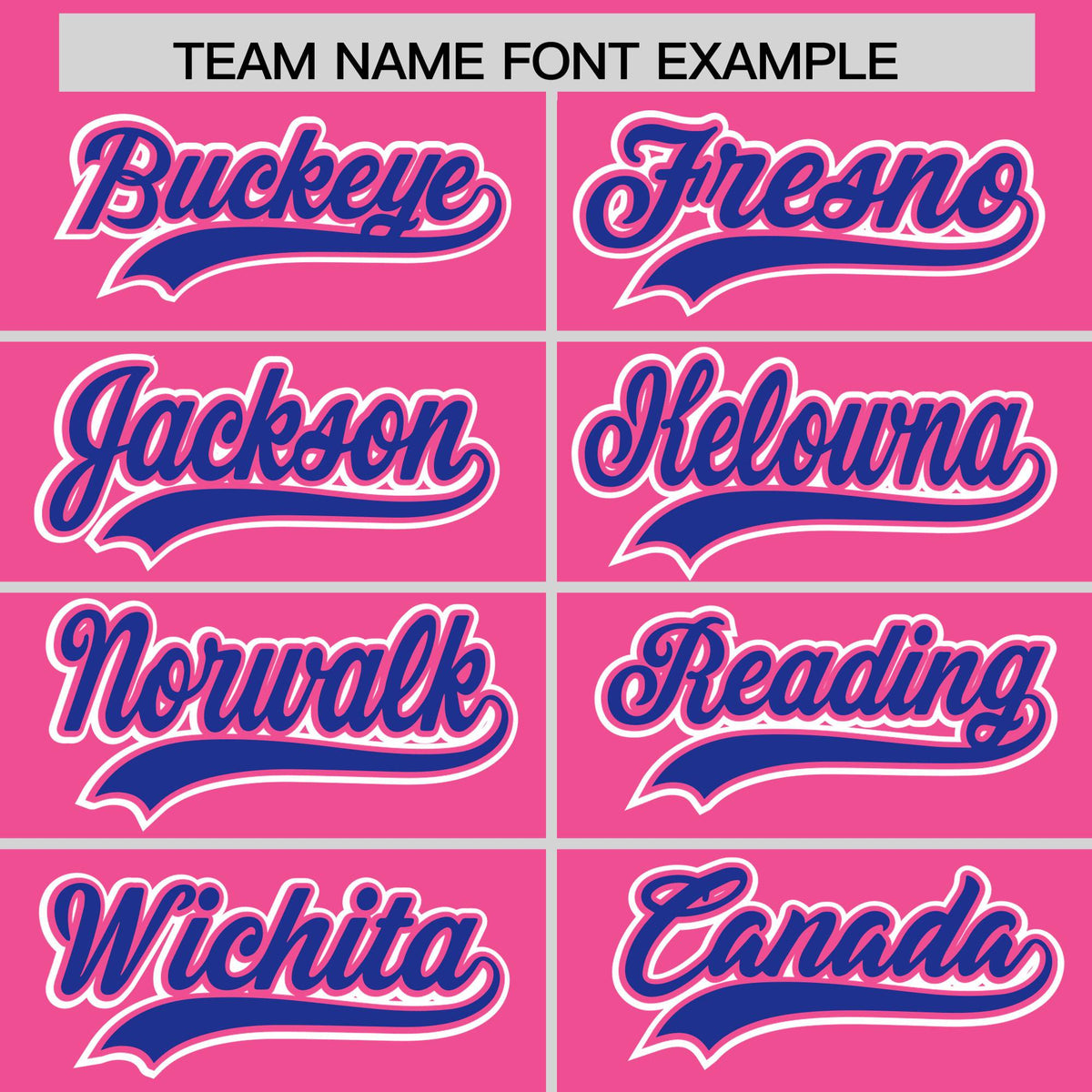 Custom Pink Royal Personalized Color Block Authentic Baseball jersey