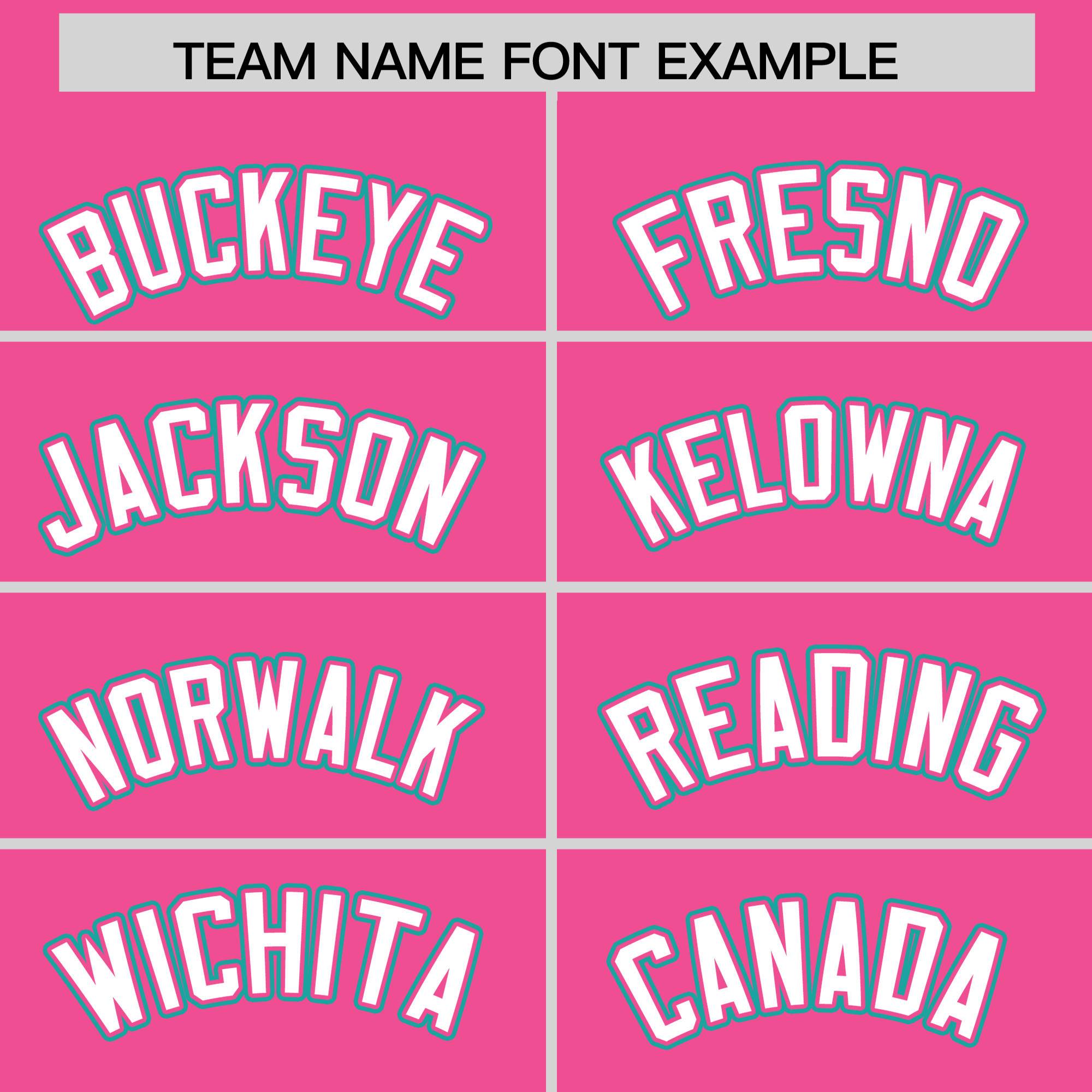 Custom Pink Aqua Personalized Color Block Authentic Baseball jersey