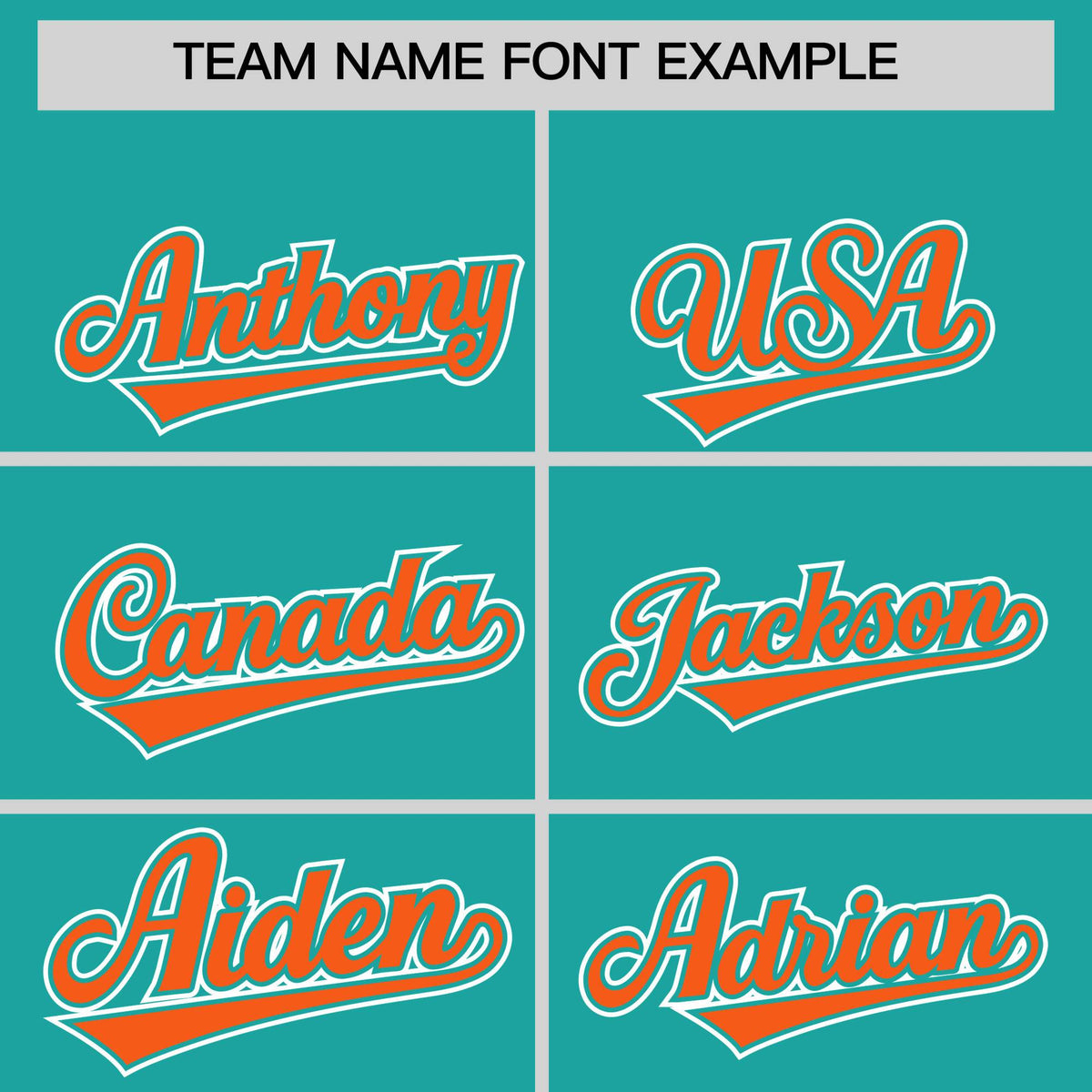 Custom Aqua Orange Personalized Color Block Authentic Baseball jersey