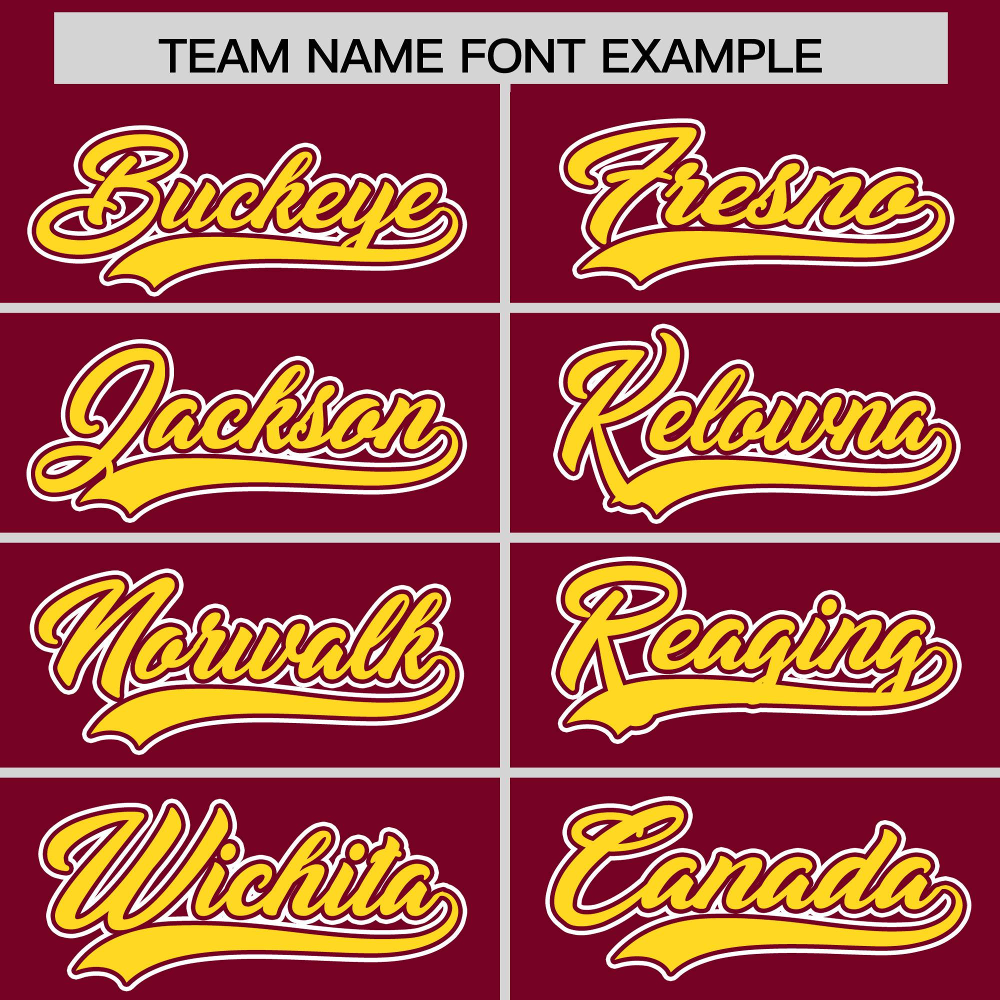 Custom Crimson Gold Personalized Color Block Authentic Baseball jersey