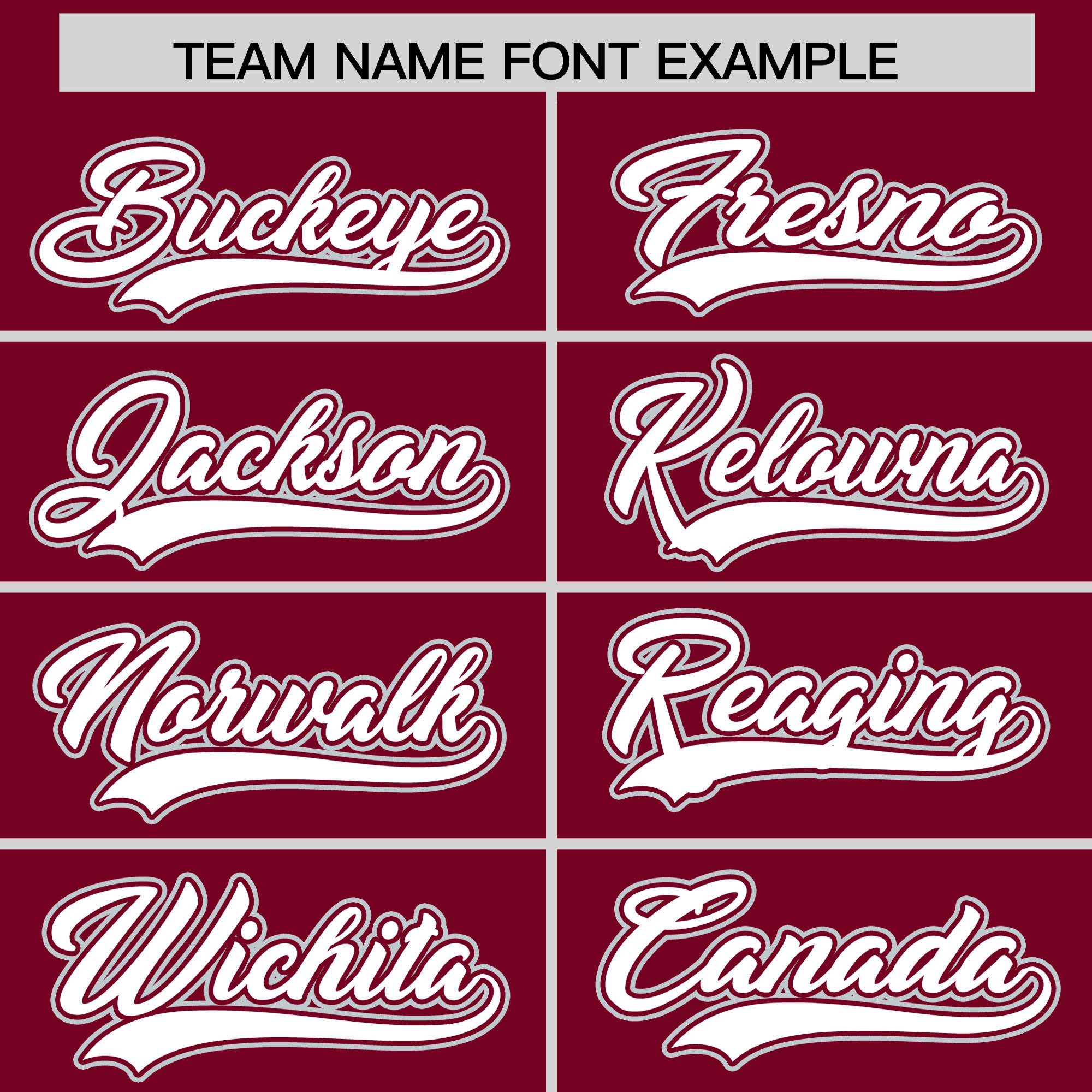 Custom Crimson Silver Personalized Color Block Authentic Baseball jersey
