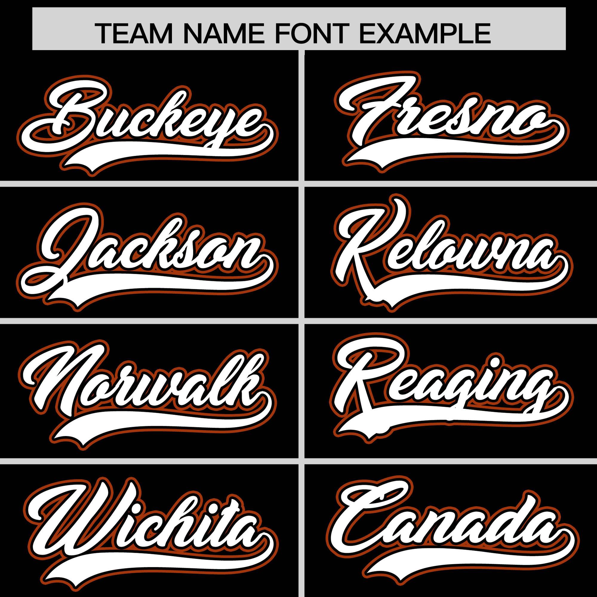 Custom Black Texas Orange Personalized Color Block Authentic Baseball jersey