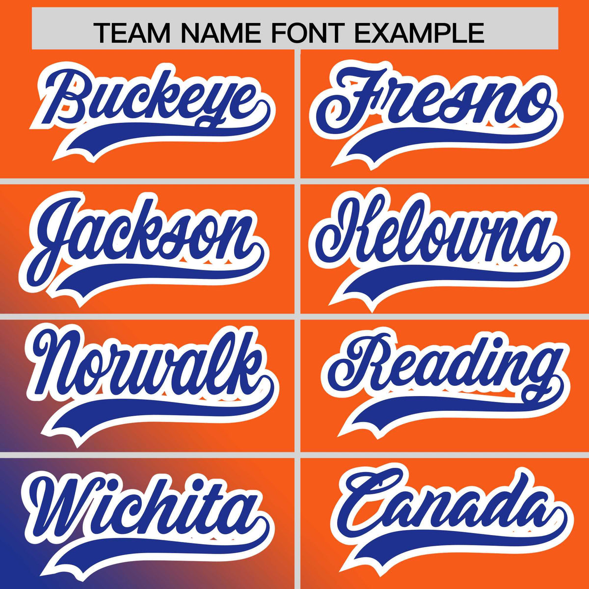 Custom Orange Royal Diagonal Stripe Personalized Gradient Fashion Baseball Jersey