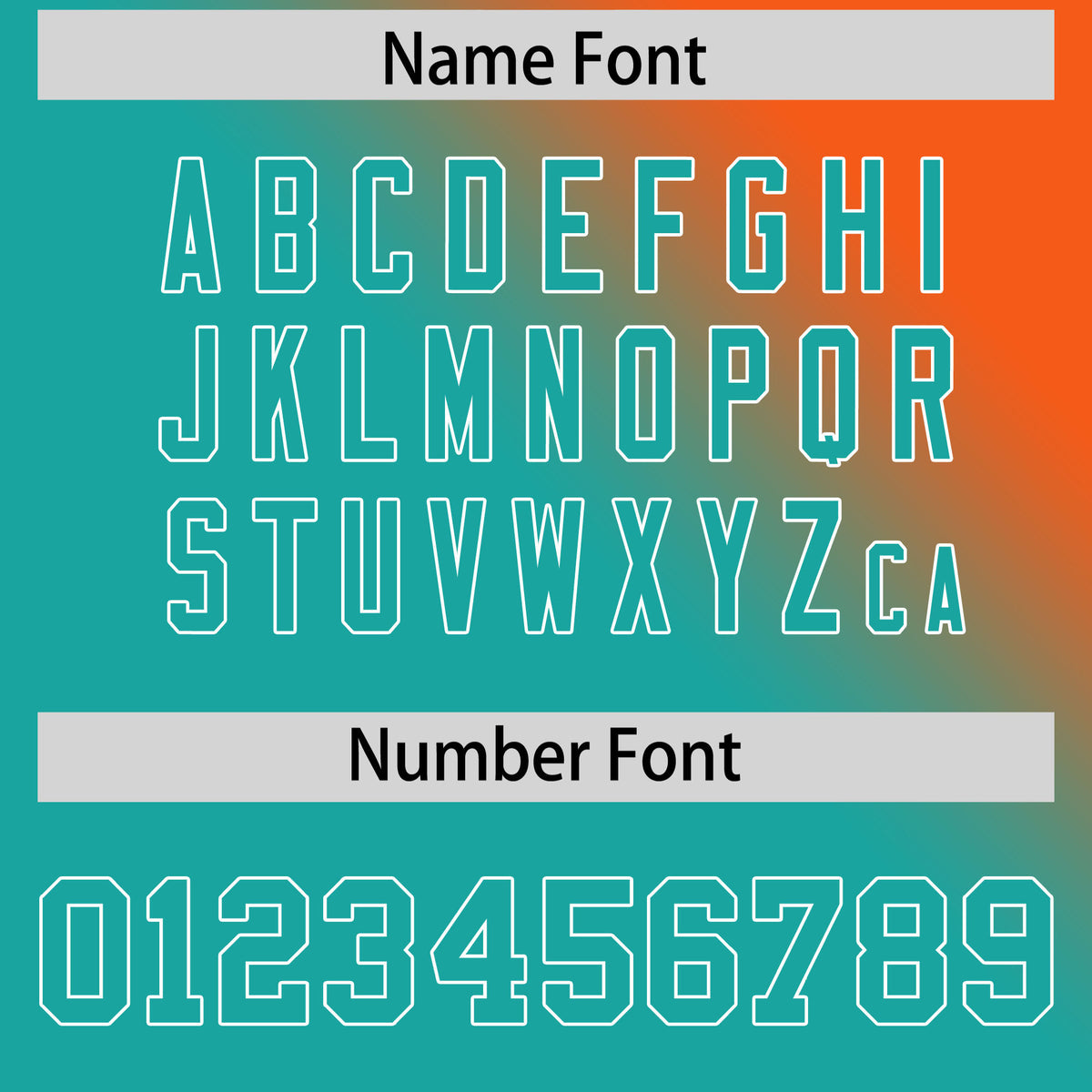 Custom Orange Aqua Diagonal Stripe Personalized Gradient Fashion Baseball Jersey