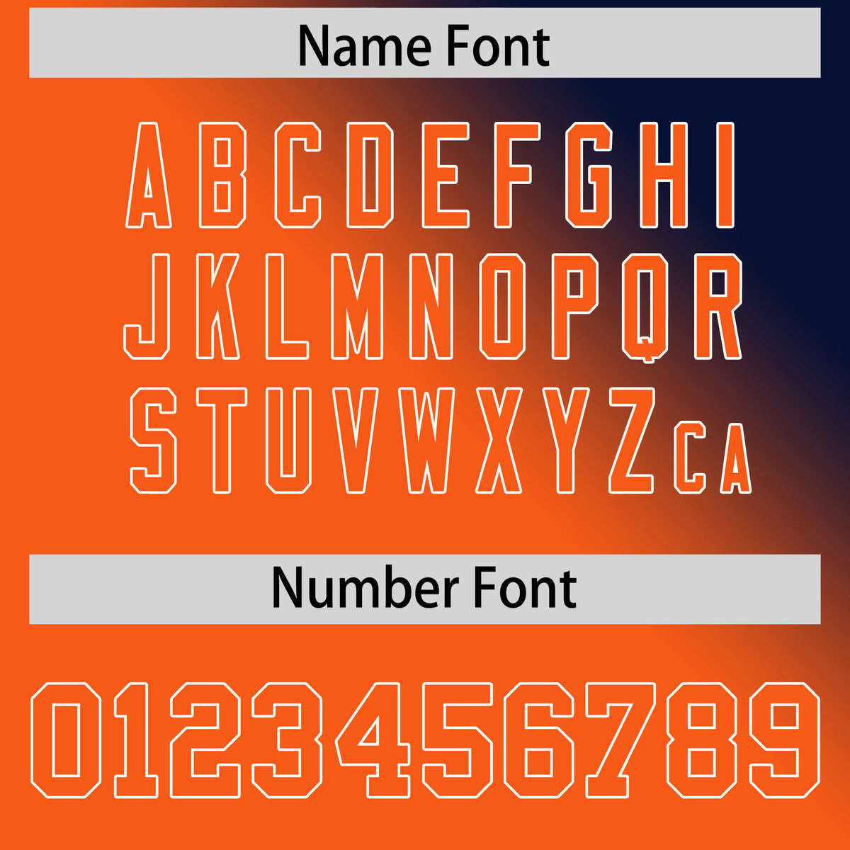 Custom Navy Orange Diagonal Stripe Personalized Gradient Fashion Baseball Jersey