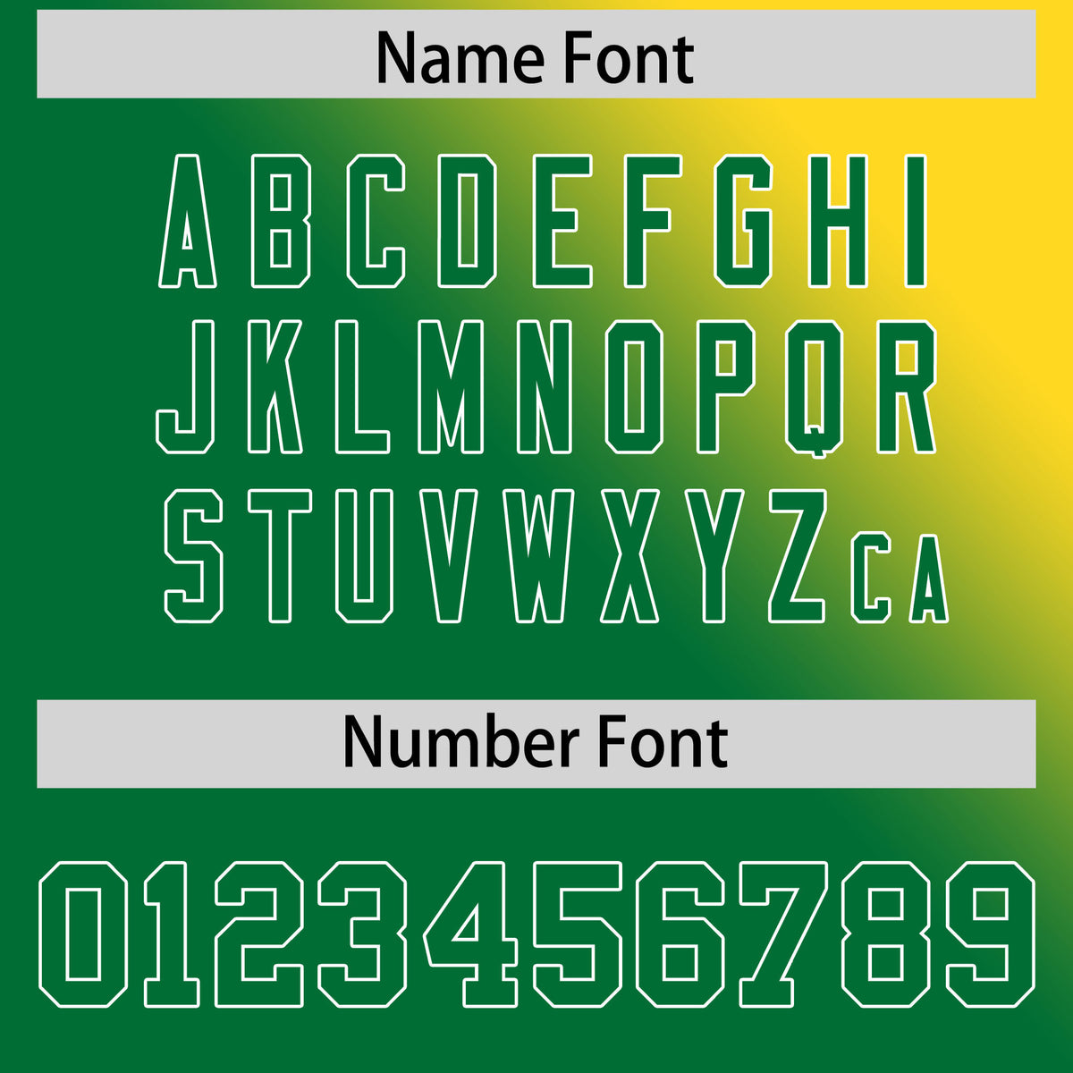 Custom Gold Kelly Green Diagonal Stripe Personalized Gradient Fashion Baseball Jersey