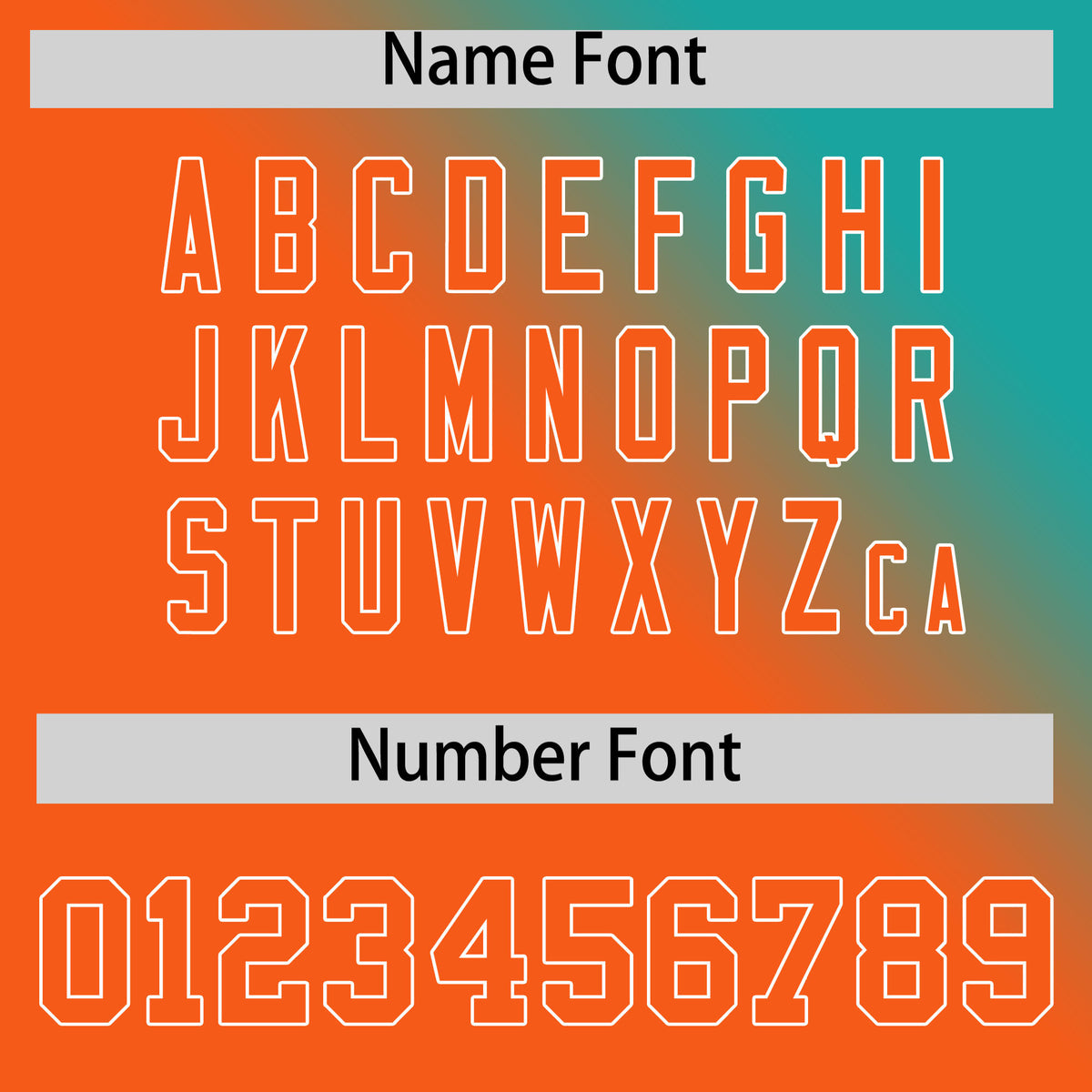 Custom Aqua Orange Diagonal Stripe Personalized Gradient Fashion Baseball Jersey