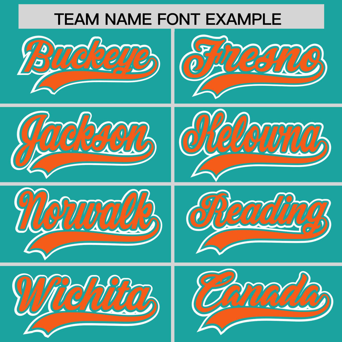 Custom Aqua Orange Personalized Edge Color Block Authentic Baseball Jersey