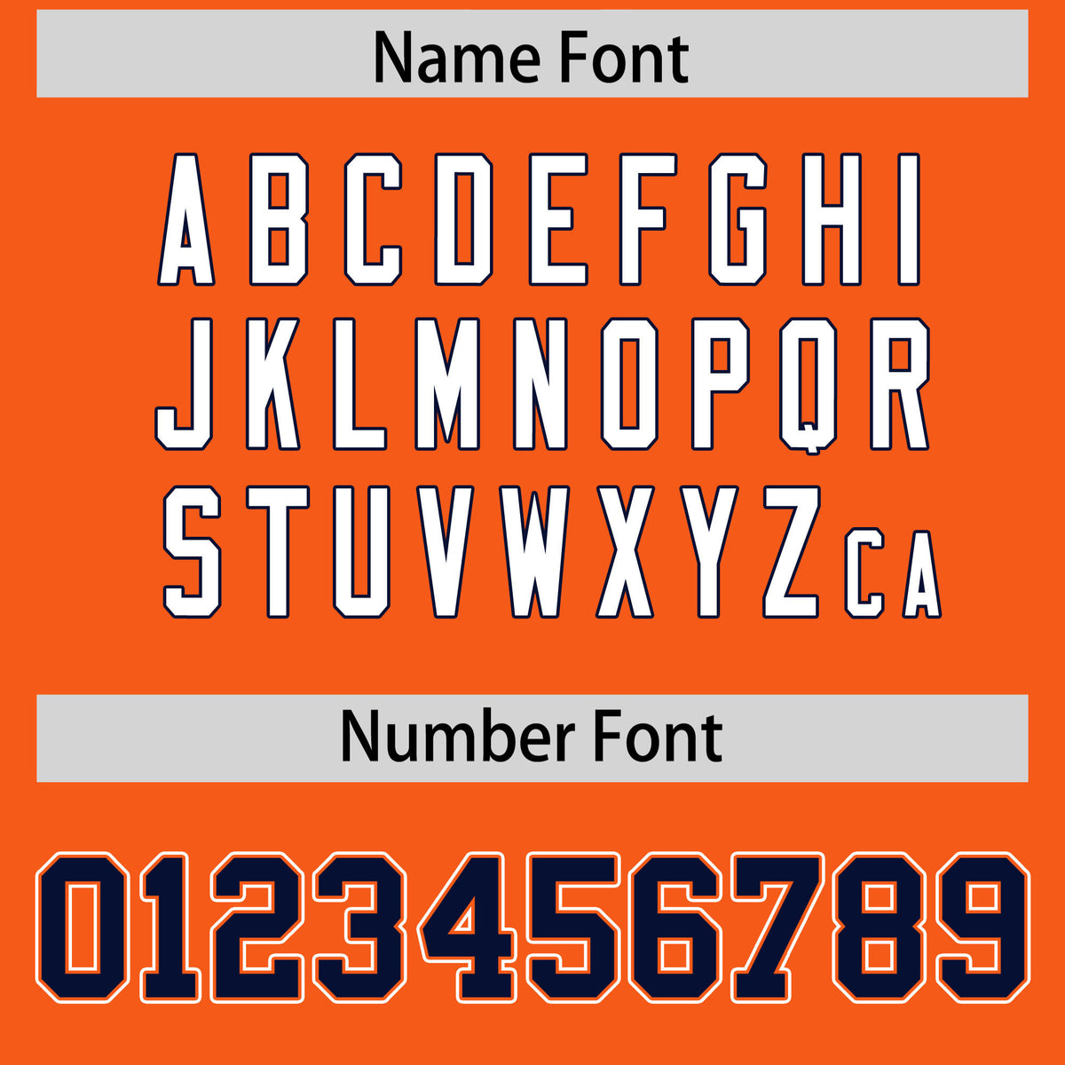 Custom Orange Navy Personalized Edge Color Block Authentic Baseball Jersey