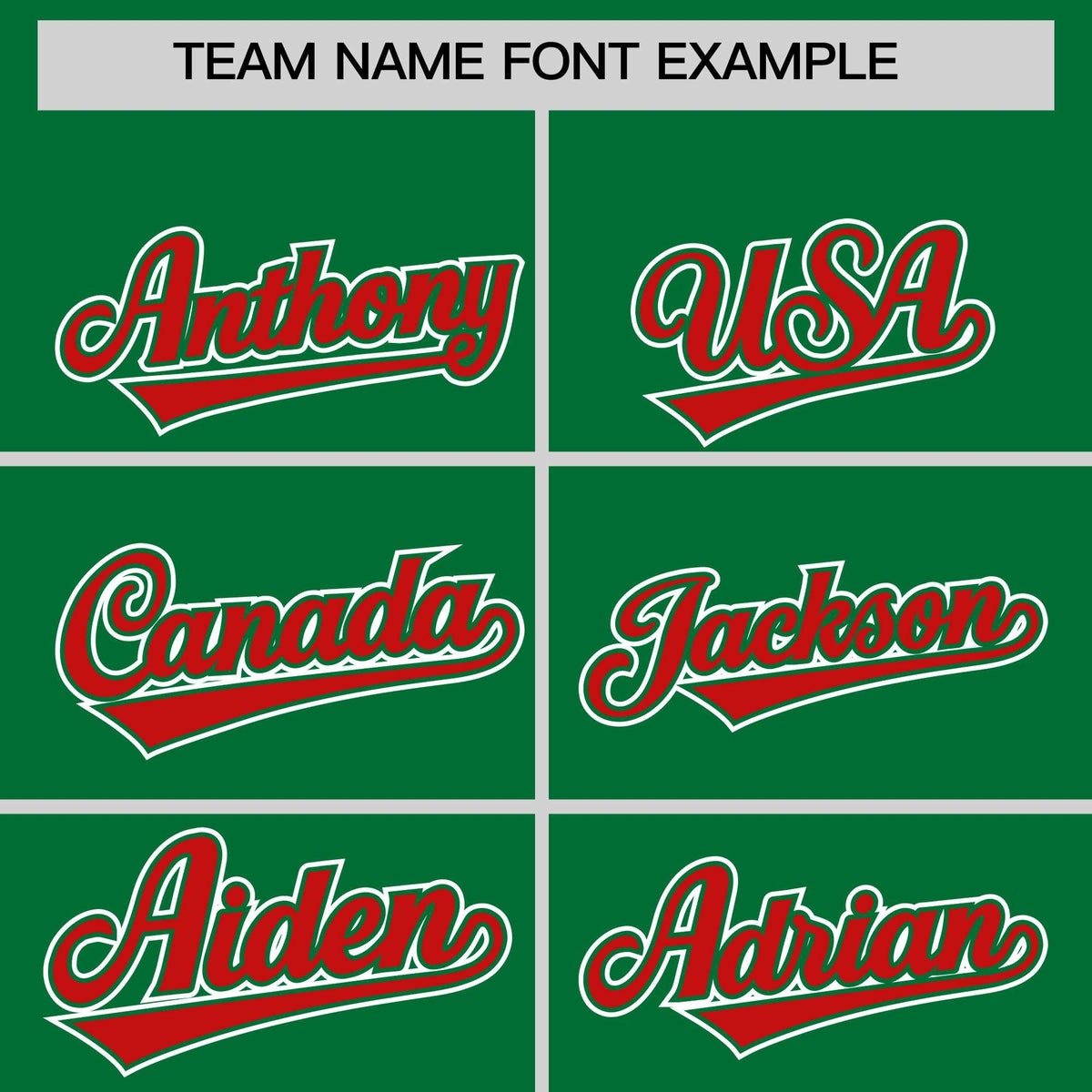 Custom Kelly Green Red Personalized Edge Color Block Authentic Baseball Jersey