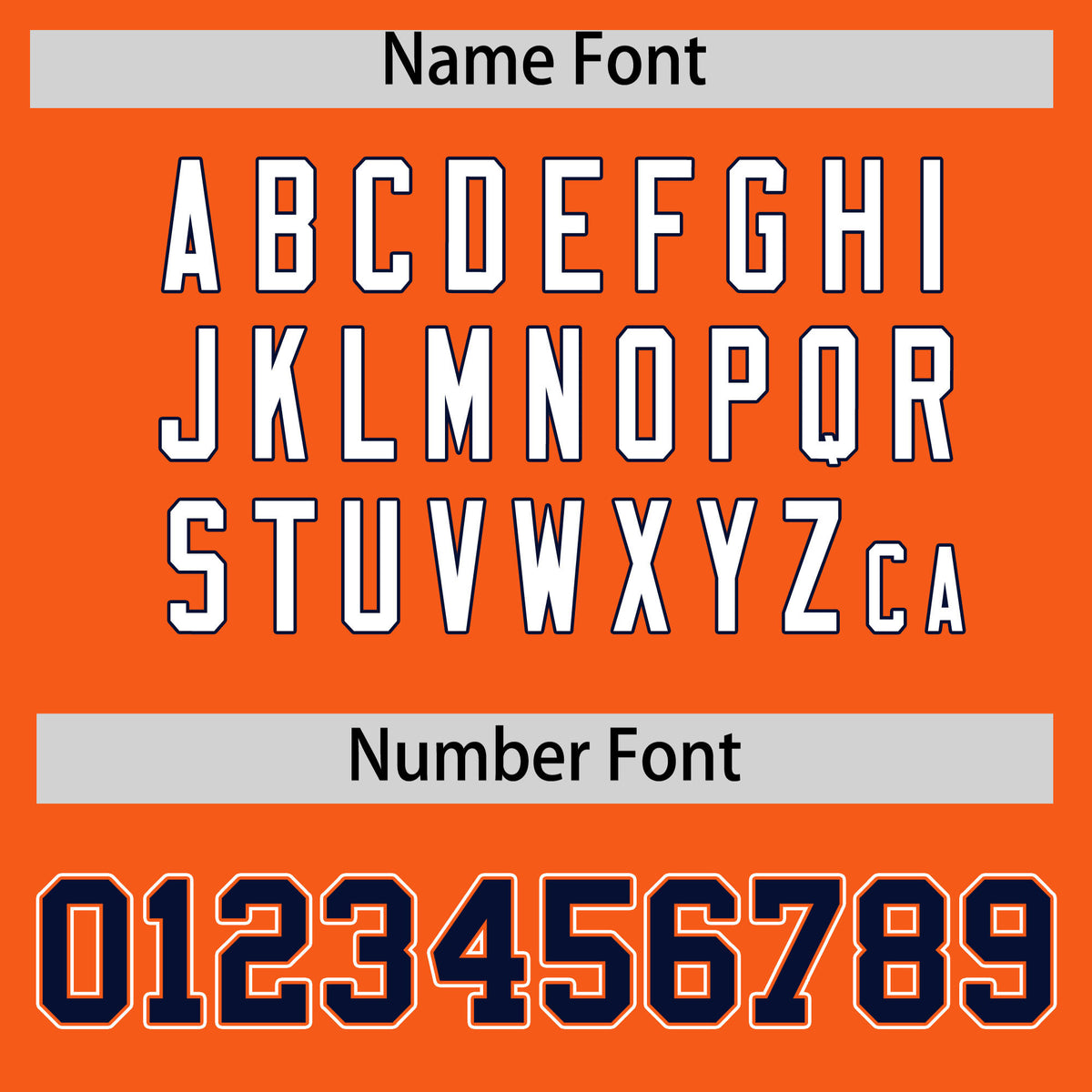 Custom Orange Navy Personalized Edge Color Block Authentic Baseball Jersey