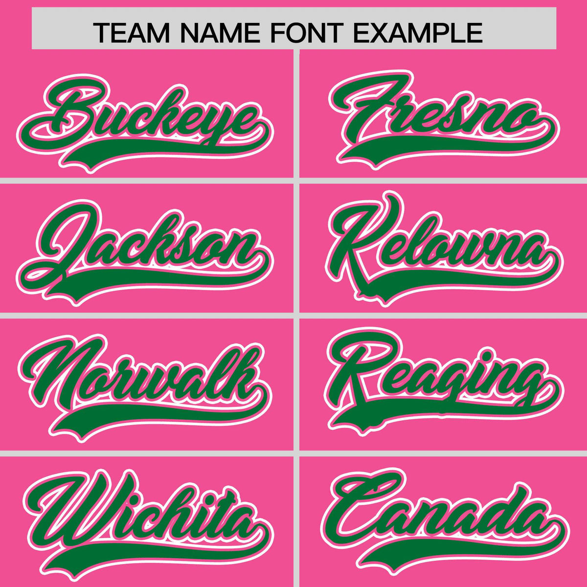 Custom Pink Kelly Green Personalized Edge Color Block Authentic Baseball Jersey