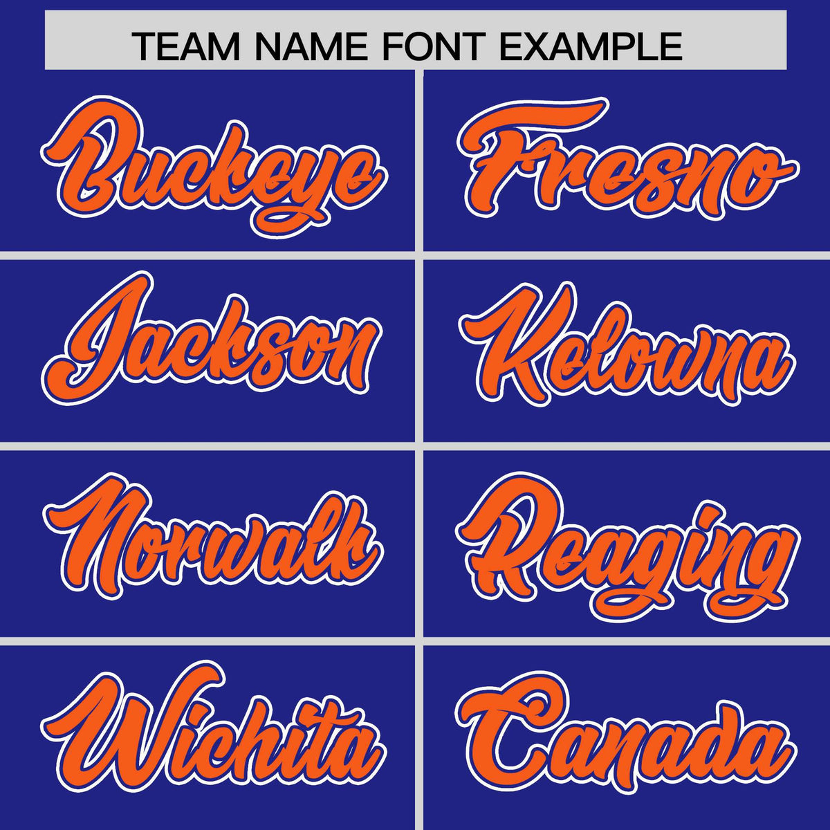 Custom Royal Orange Personalized Edge Color Block Authentic Baseball Jersey