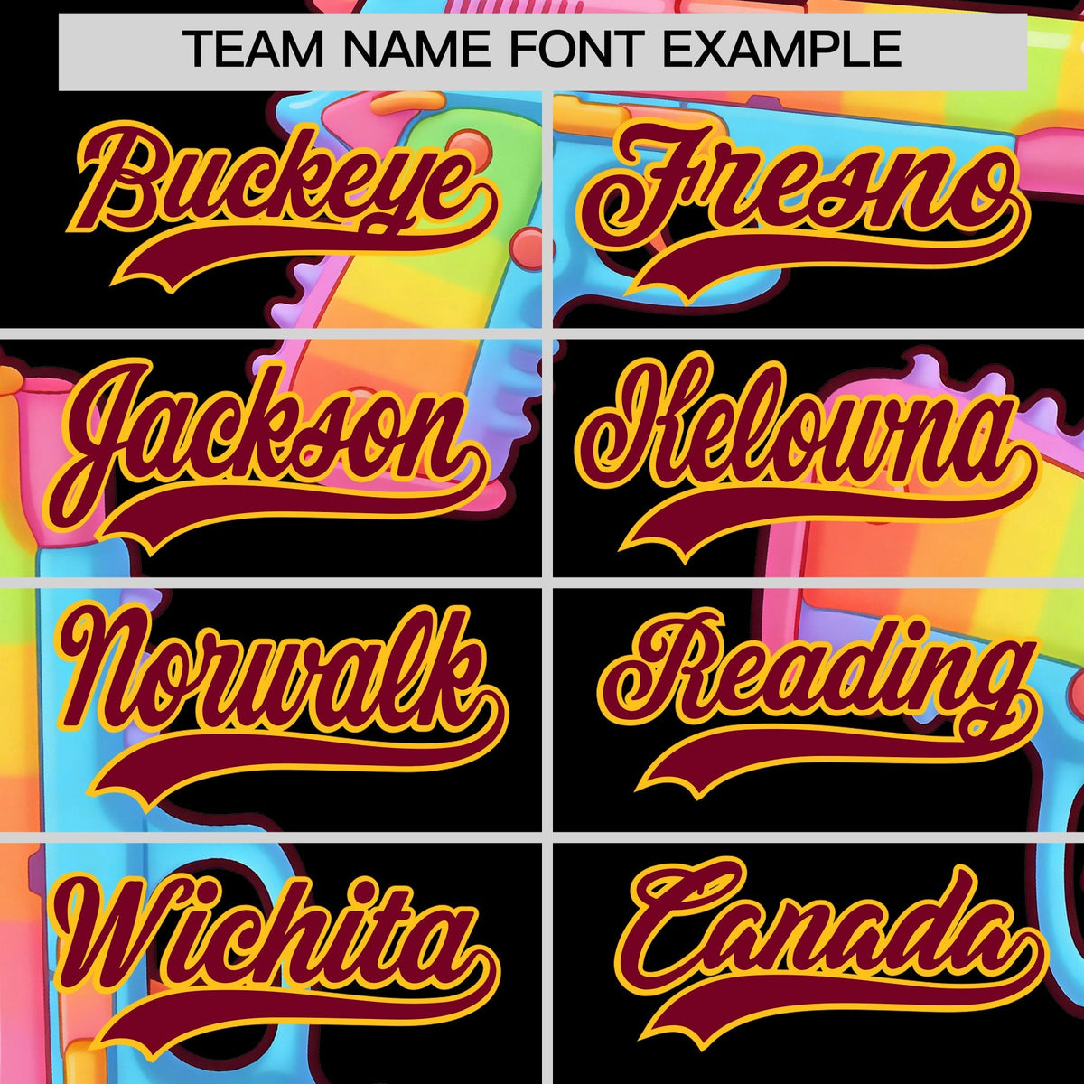 Custom Youth Baseball Jersey Black Crimson Sugar-Coated Firepower Graffiti Pattern Urban Fashion