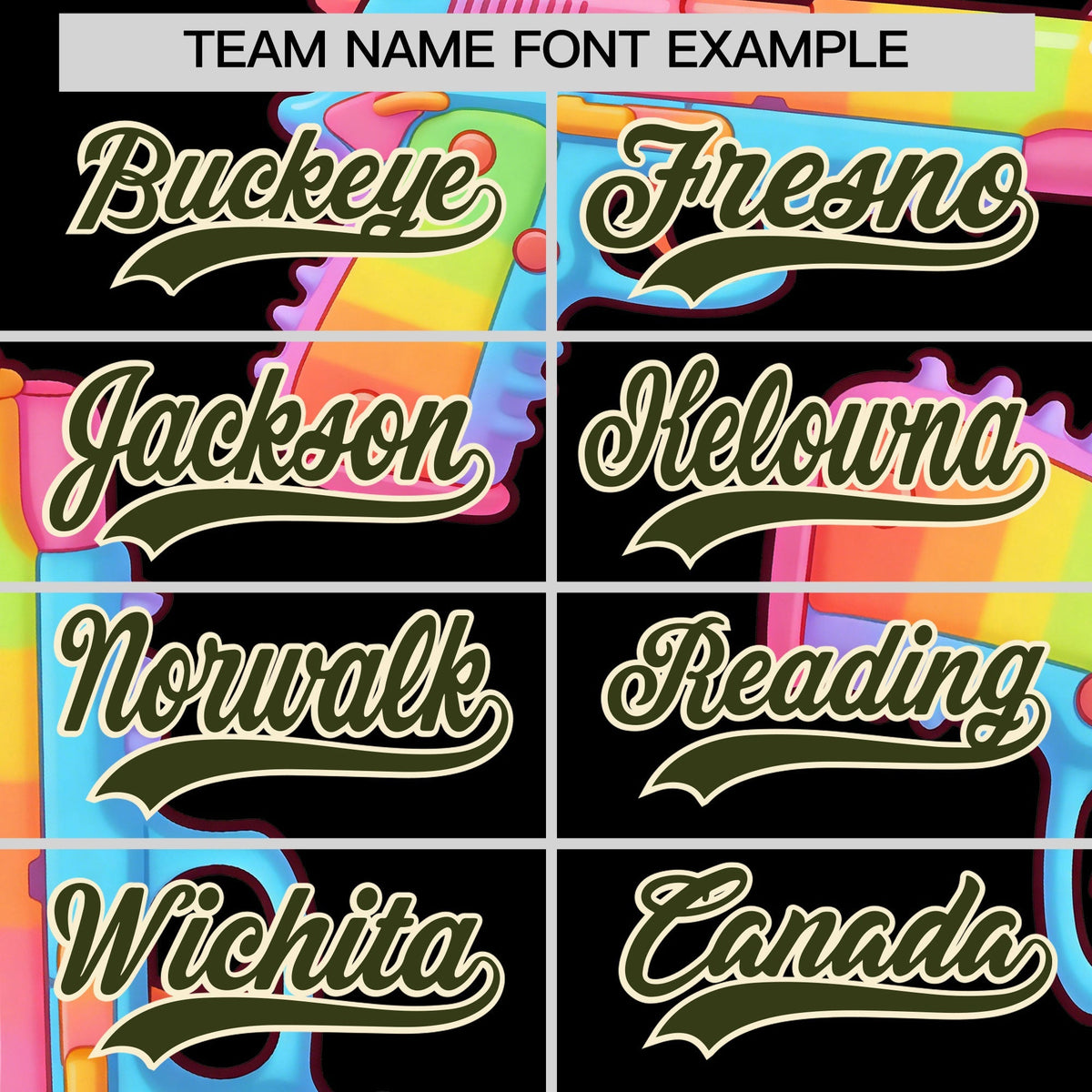 Custom Youth Baseball Jersey Black Olive Sugar-Coated Firepower Graffiti Pattern Urban Fashion
