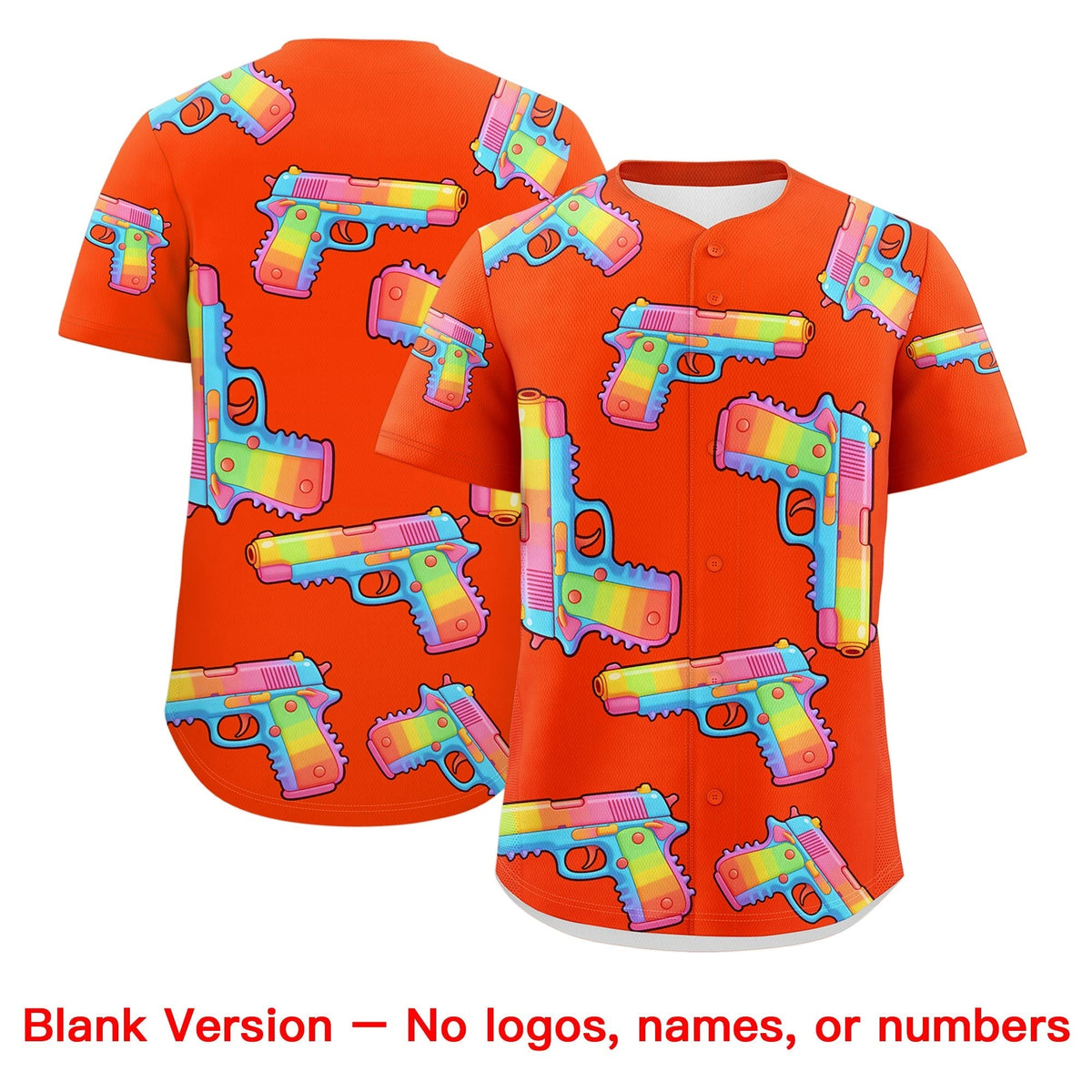 Custom Youth Baseball Jersey Orange Purple Sugar-Coated Firepower Graffiti Pattern Street Style