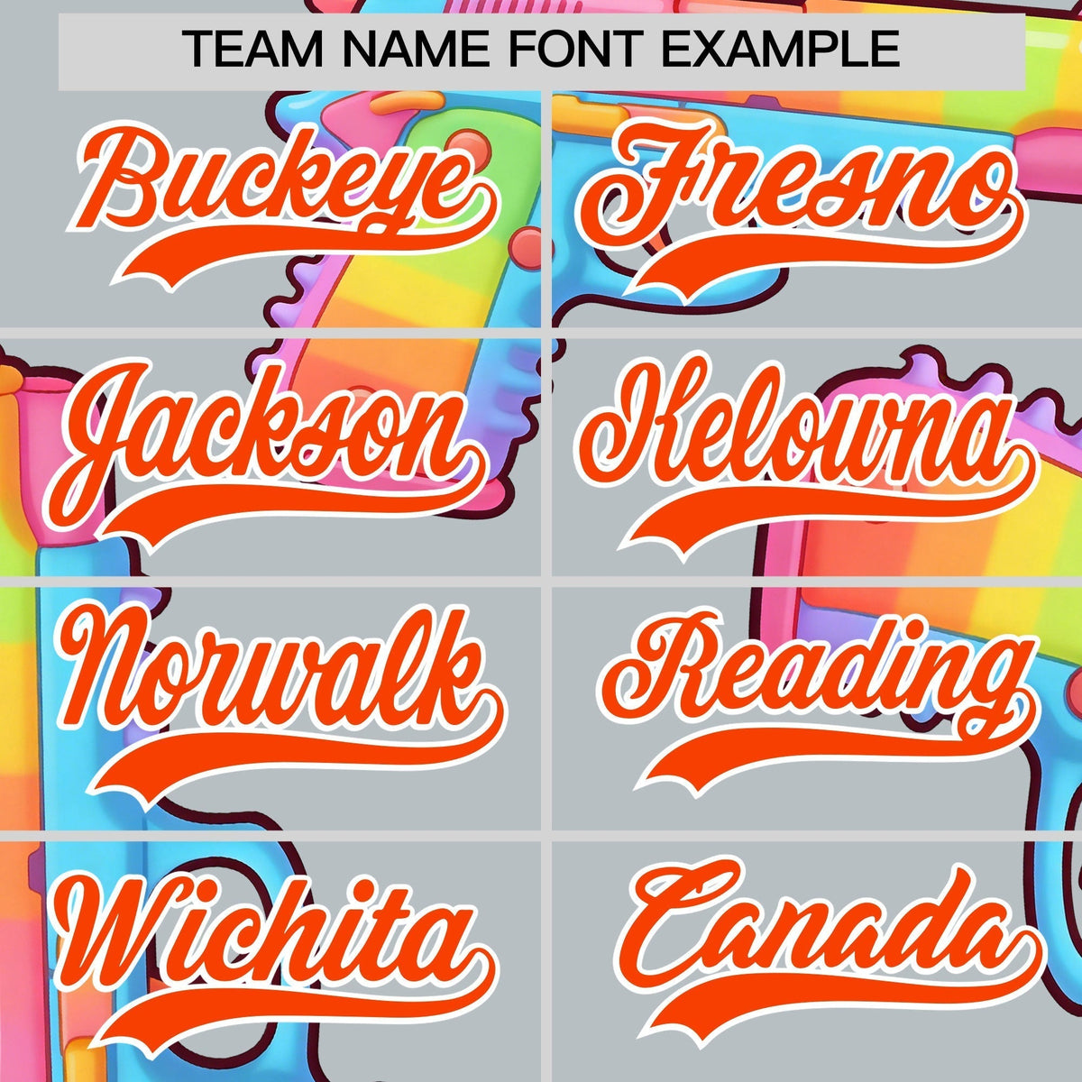 Custom Youth Baseball Jersey Silver Orange Sugar-Coated Firepower Graffiti Pattern Hip-hop