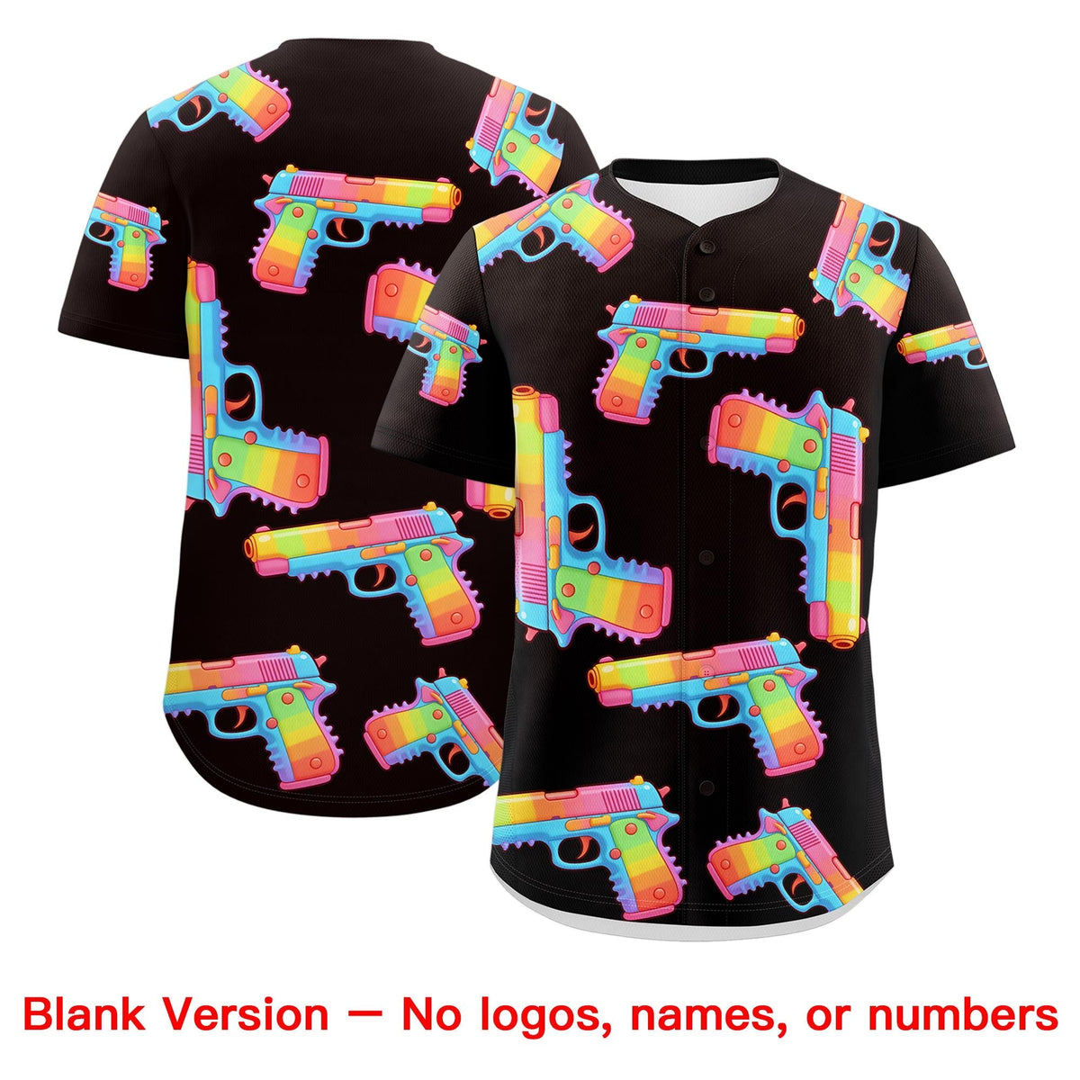 Custom Youth Baseball Jersey Brown White Sugar-Coated Firepower Graffiti Pattern Street Style