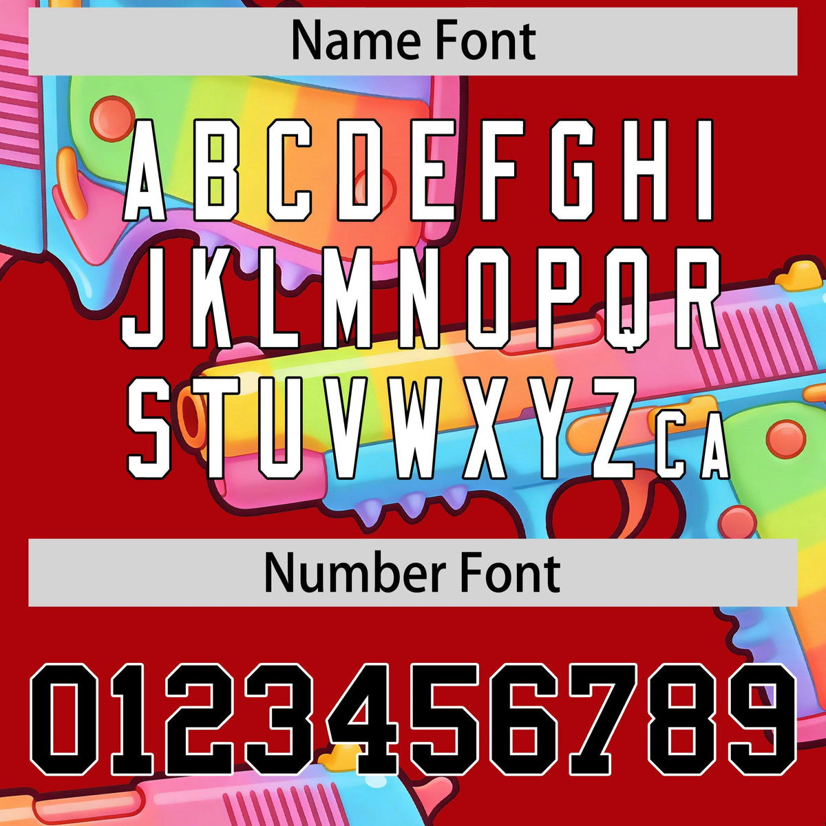 Custom Youth Baseball Jersey Red Black Sugar-Coated Firepower Graffiti Pattern Street Style